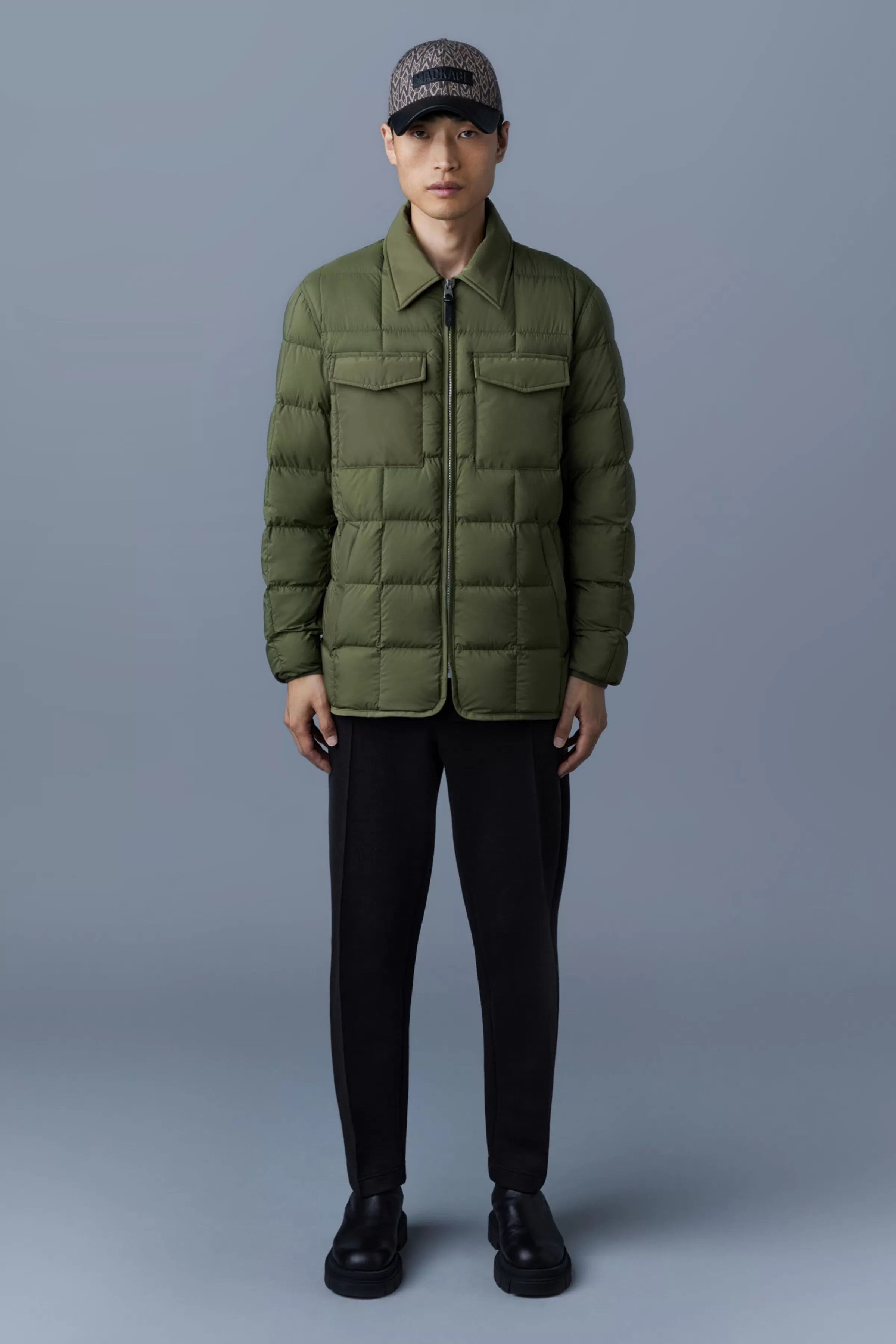 Osmond, Matte Light Down Overshirt For Men | ® US | Mackage Hot