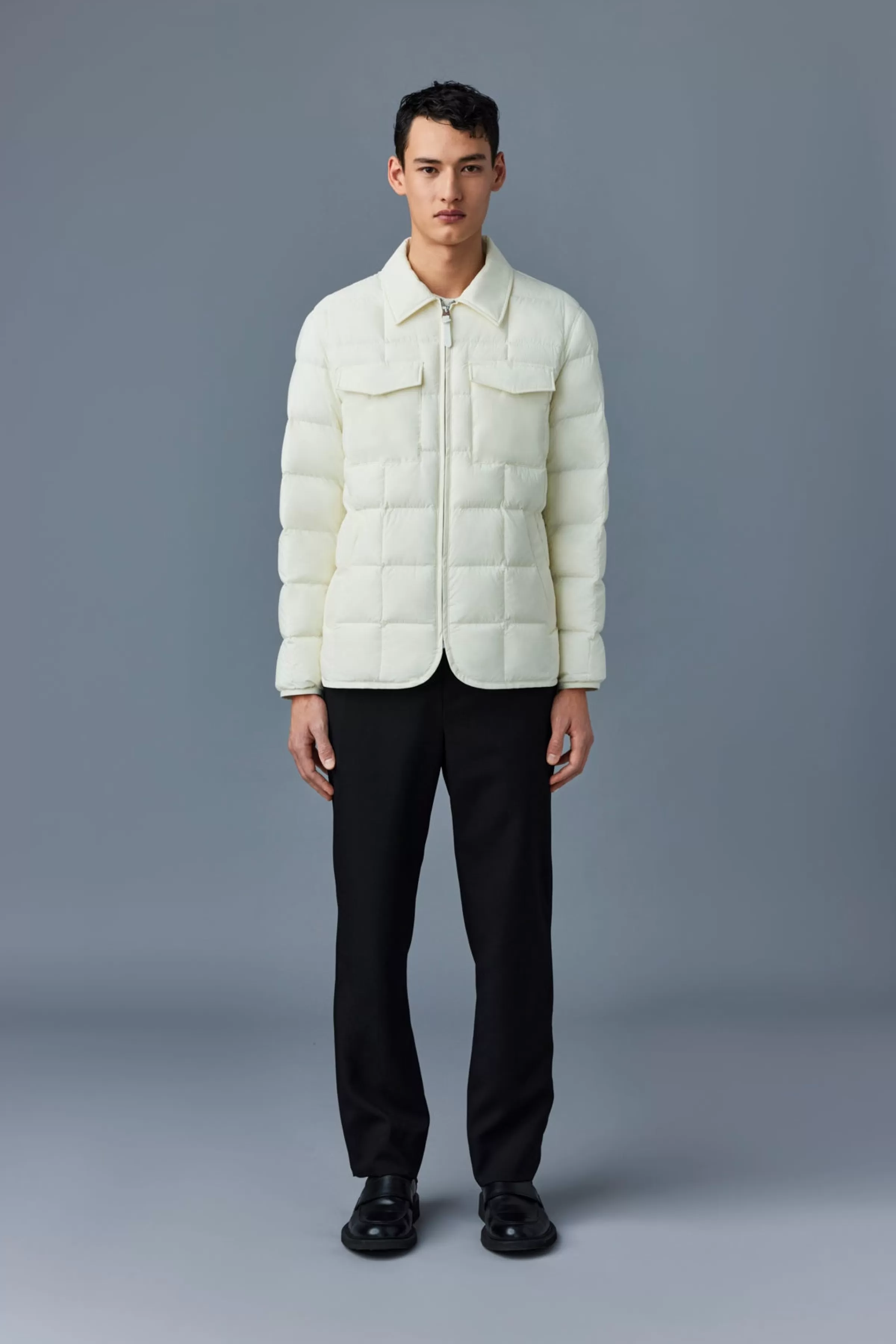 Osmond, Matte Light Down Overshirt For Men | ® US | Mackage Hot