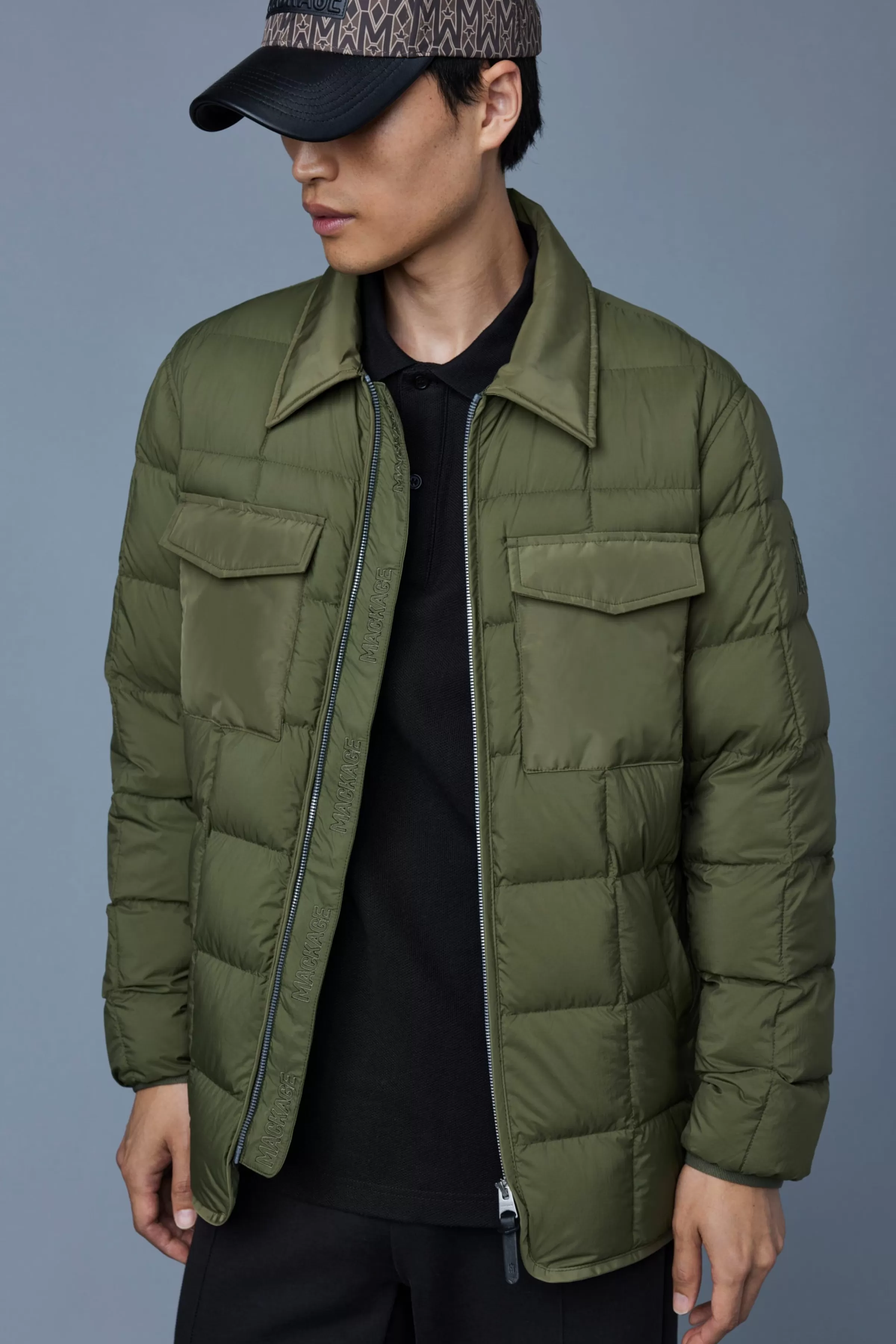 Osmond, Matte Light Down Overshirt For Men | ® US | Mackage Hot