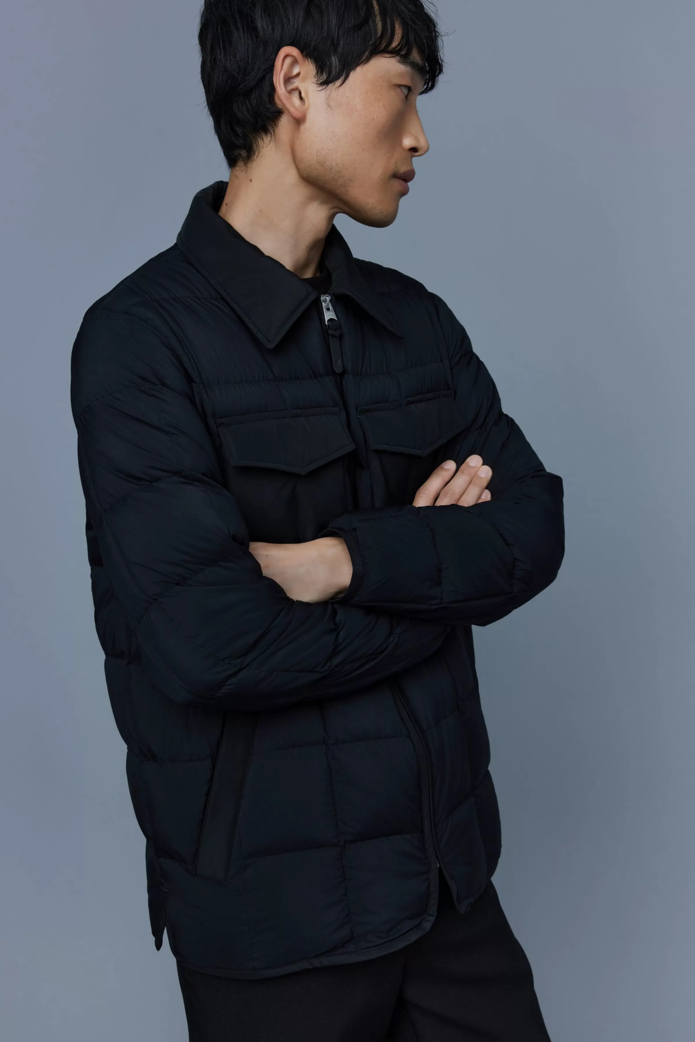 Osmond, Matte Light Down Overshirt For Men | ® US | Mackage Hot