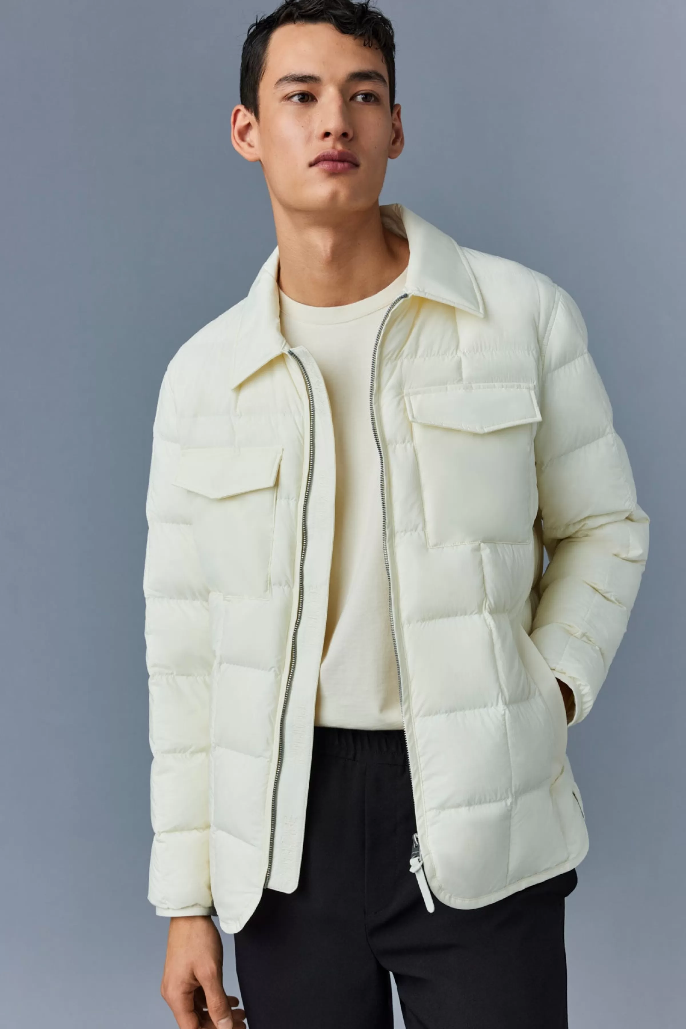 Osmond, Matte Light Down Overshirt For Men | ® US | Mackage Hot