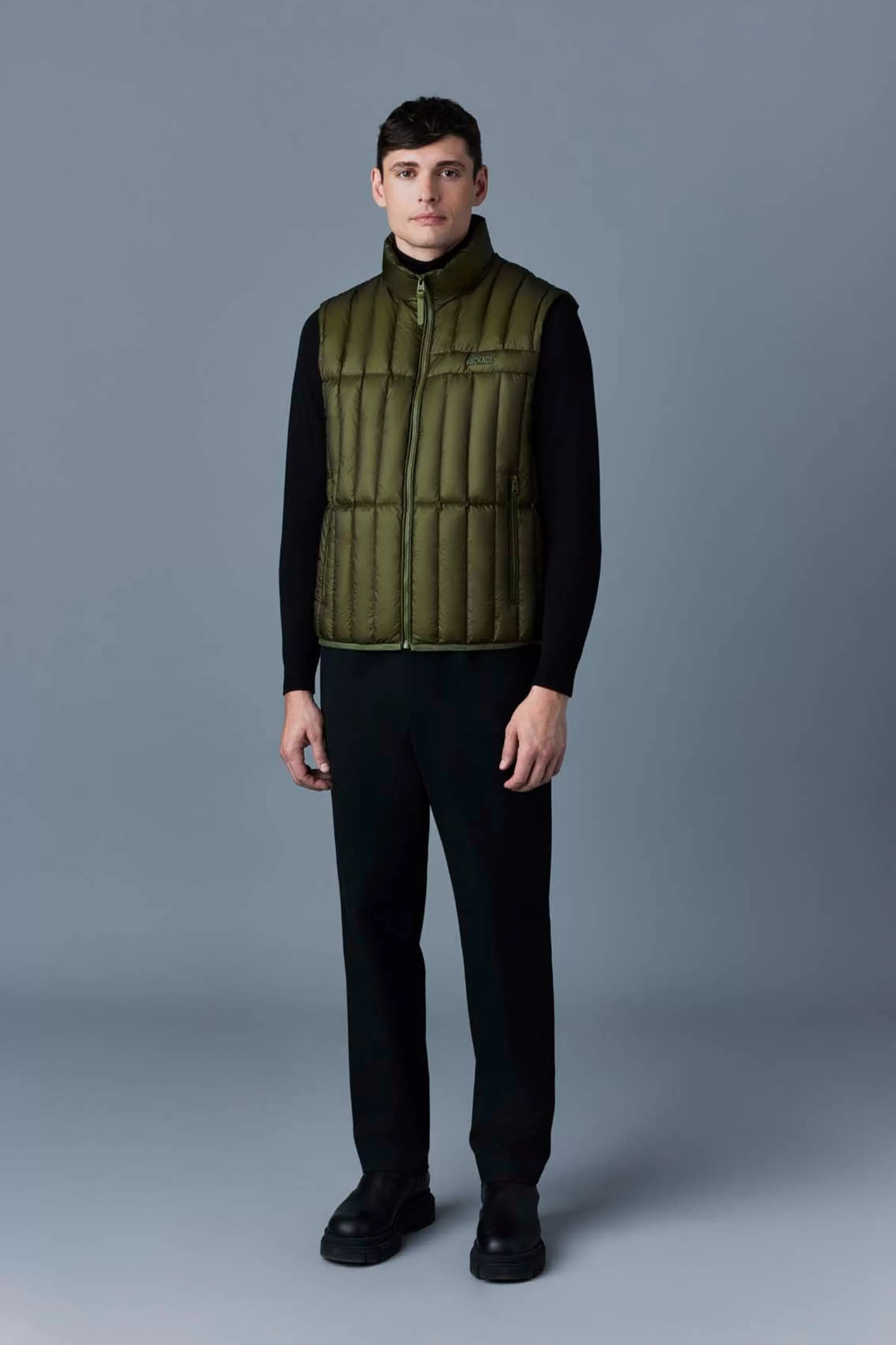 Patrick, Translucent Ripstop Light Down Vest With Funnel Collar For Men | ® US | Mackage Shop