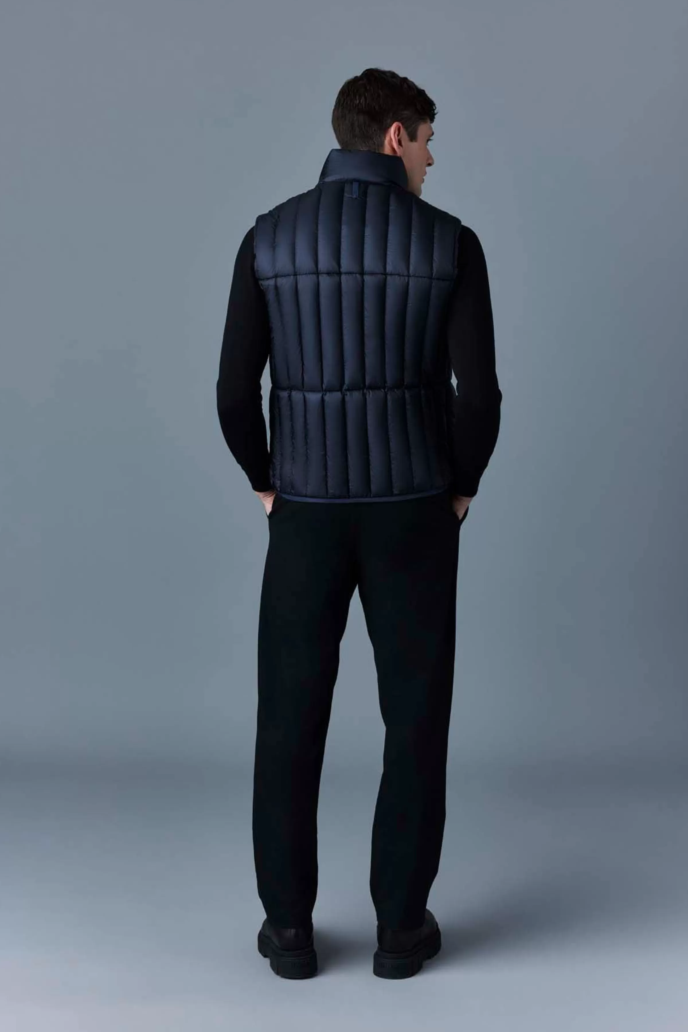 Patrick, Translucent Ripstop Light Down Vest With Funnel Collar For Men | ® US | Mackage Shop