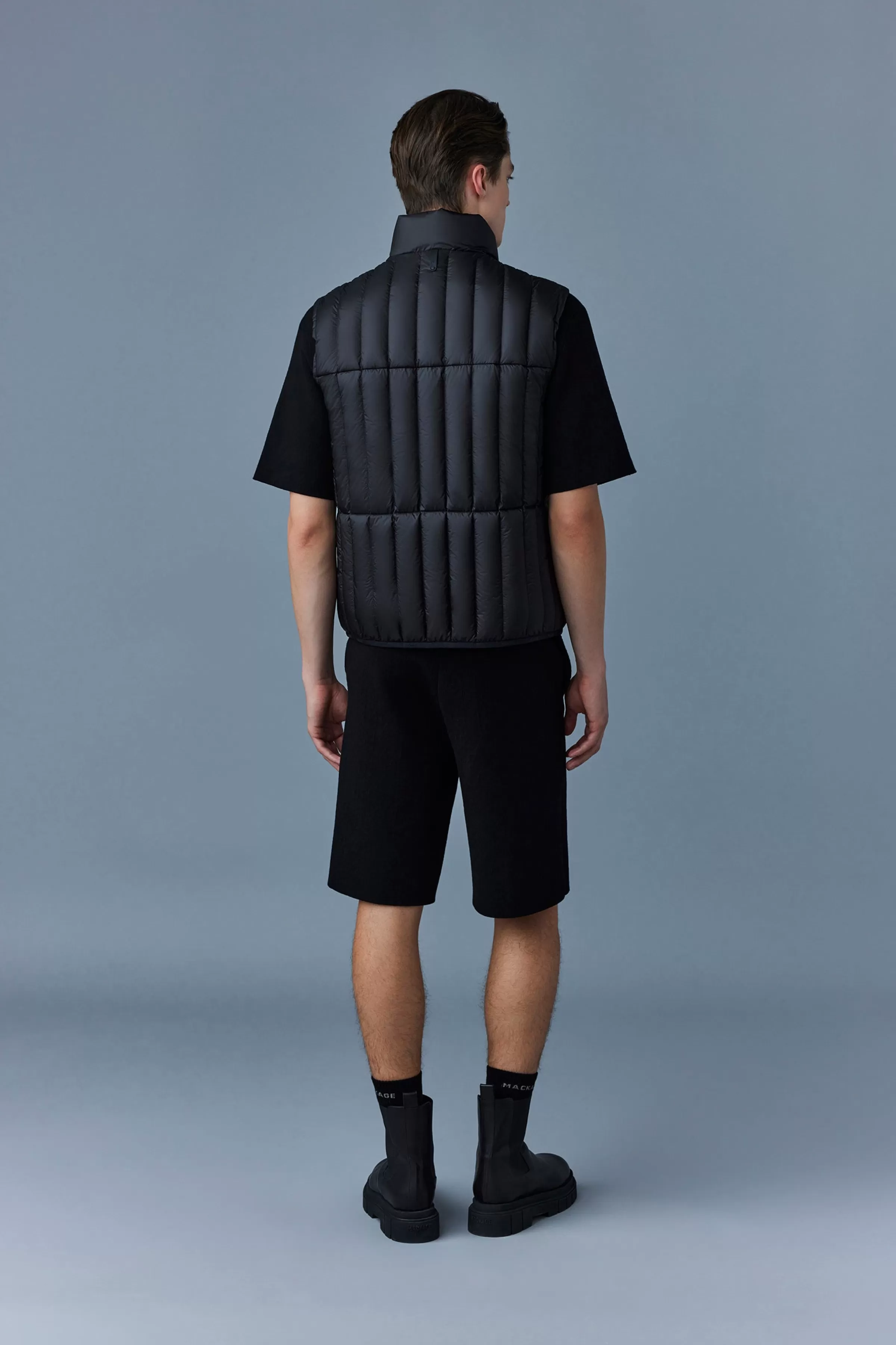 Patrick, Translucent Ripstop Light Down Vest With Funnel Collar For Men | ® US | Mackage Shop