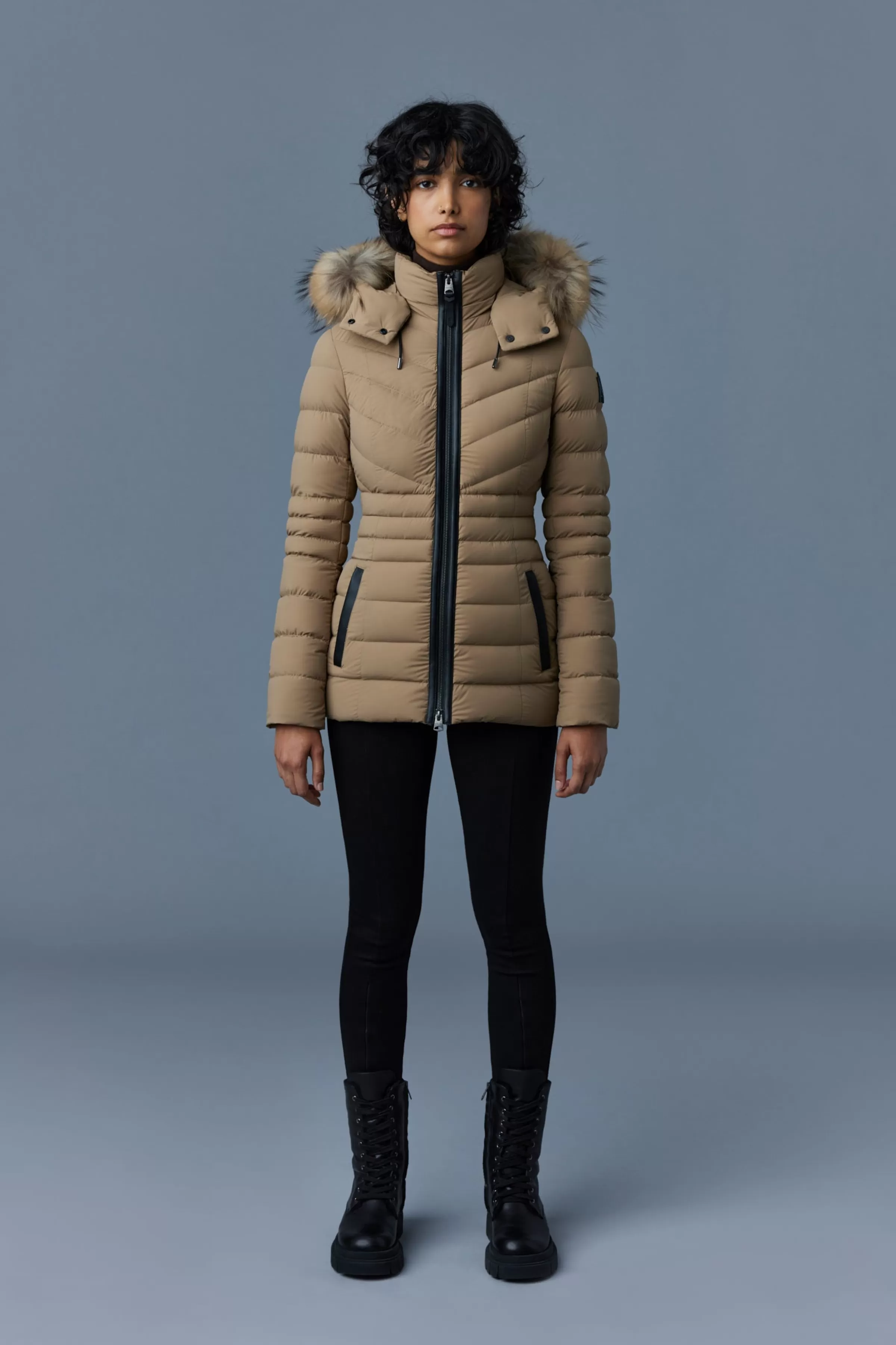 Patsy, Agile 360 Down Jacket With Natural Fur For Ladies | ® US | Mackage Shop