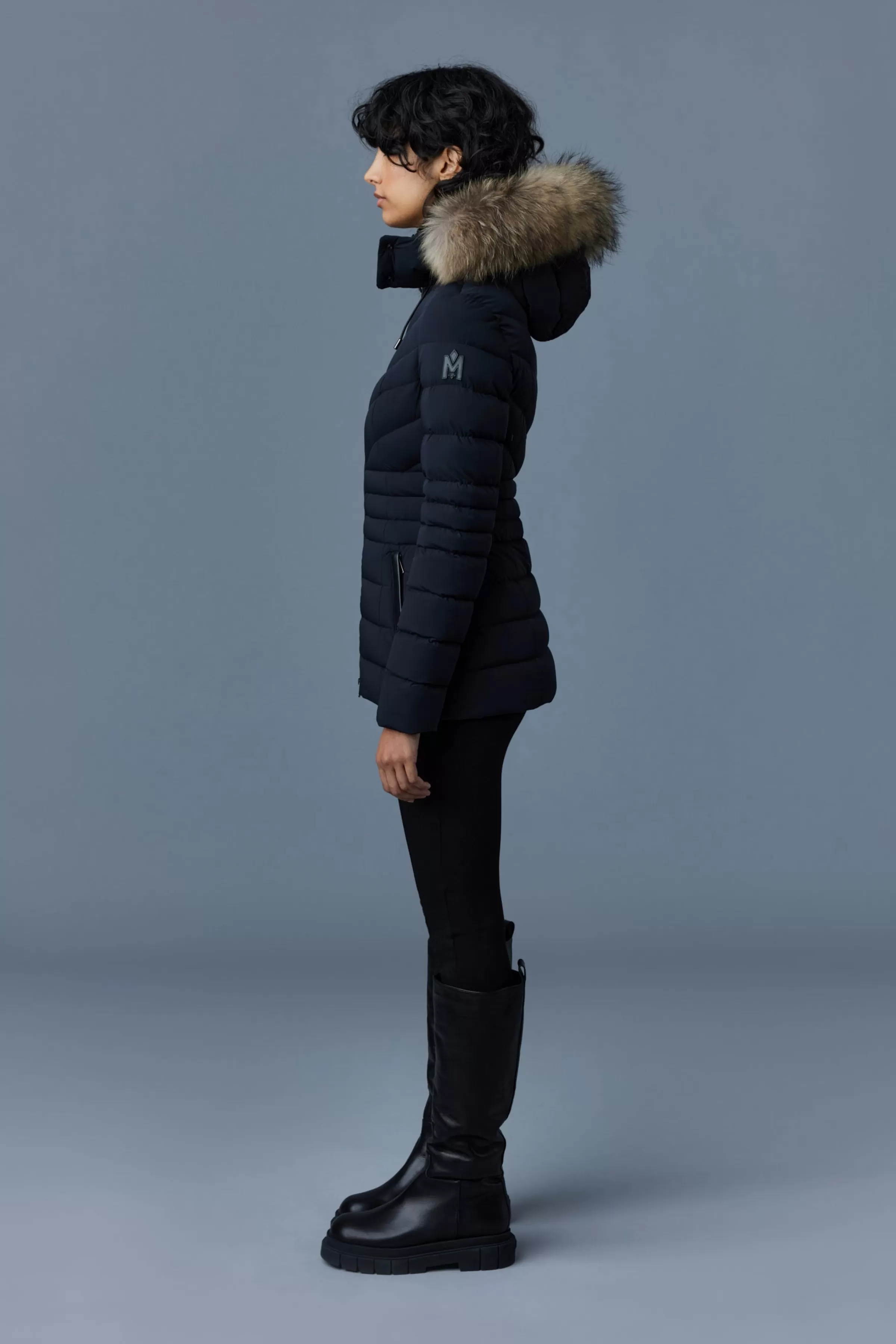 Patsy, Agile 360 Down Jacket With Natural Fur For Ladies | ® US | Mackage Shop
