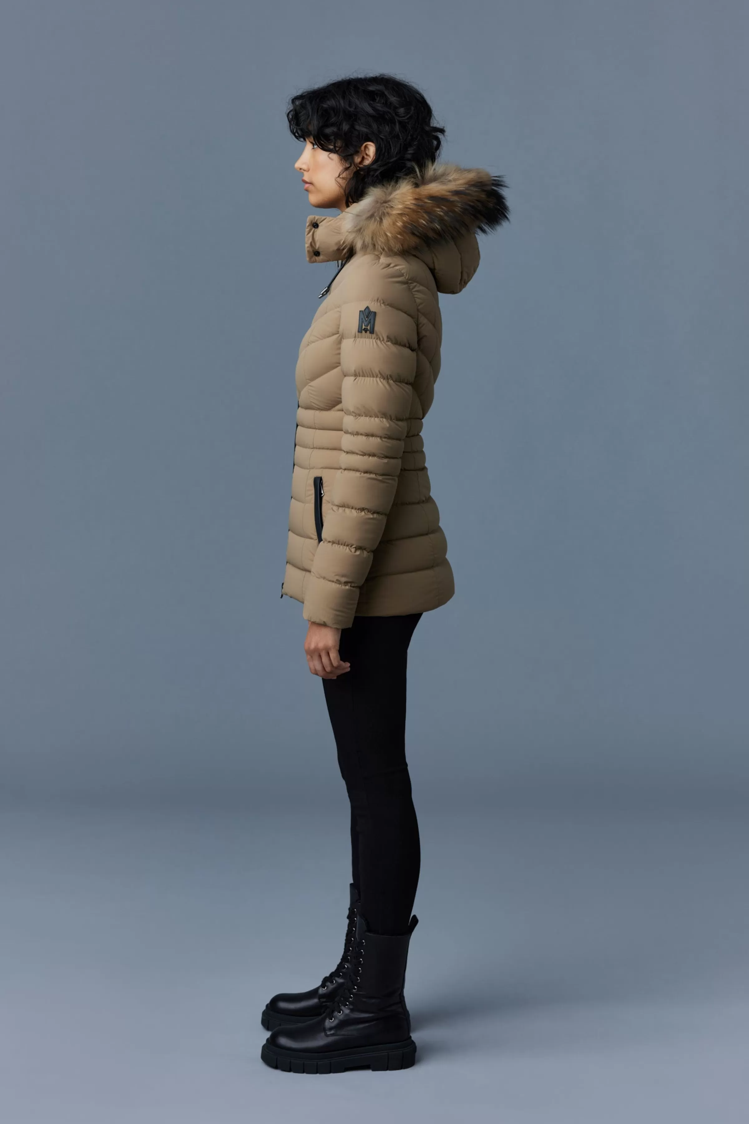 Patsy, Agile 360 Down Jacket With Natural Fur For Ladies | ® US | Mackage Shop