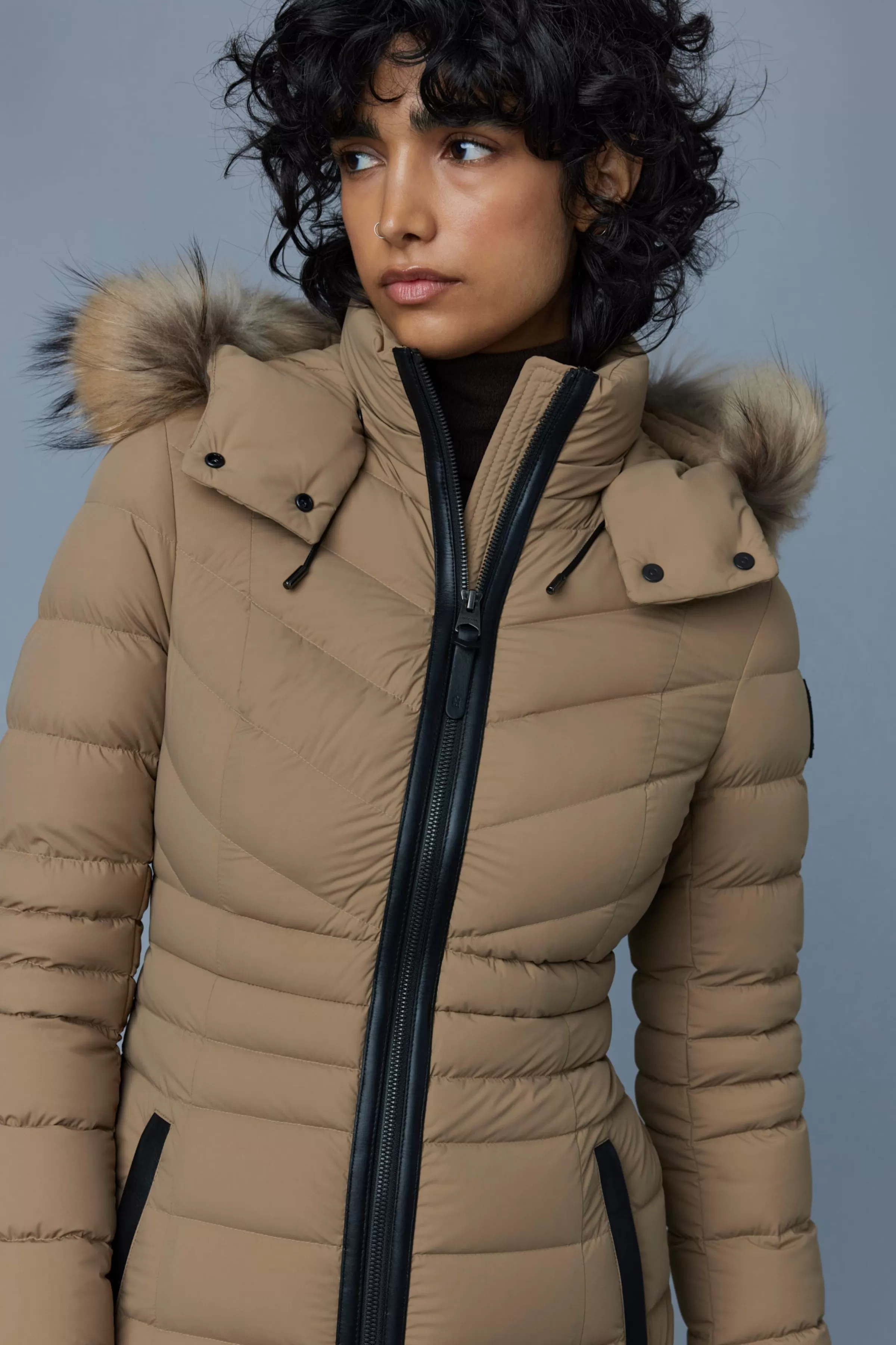 Patsy, Agile 360 Down Jacket With Natural Fur For Ladies | ® US | Mackage Shop