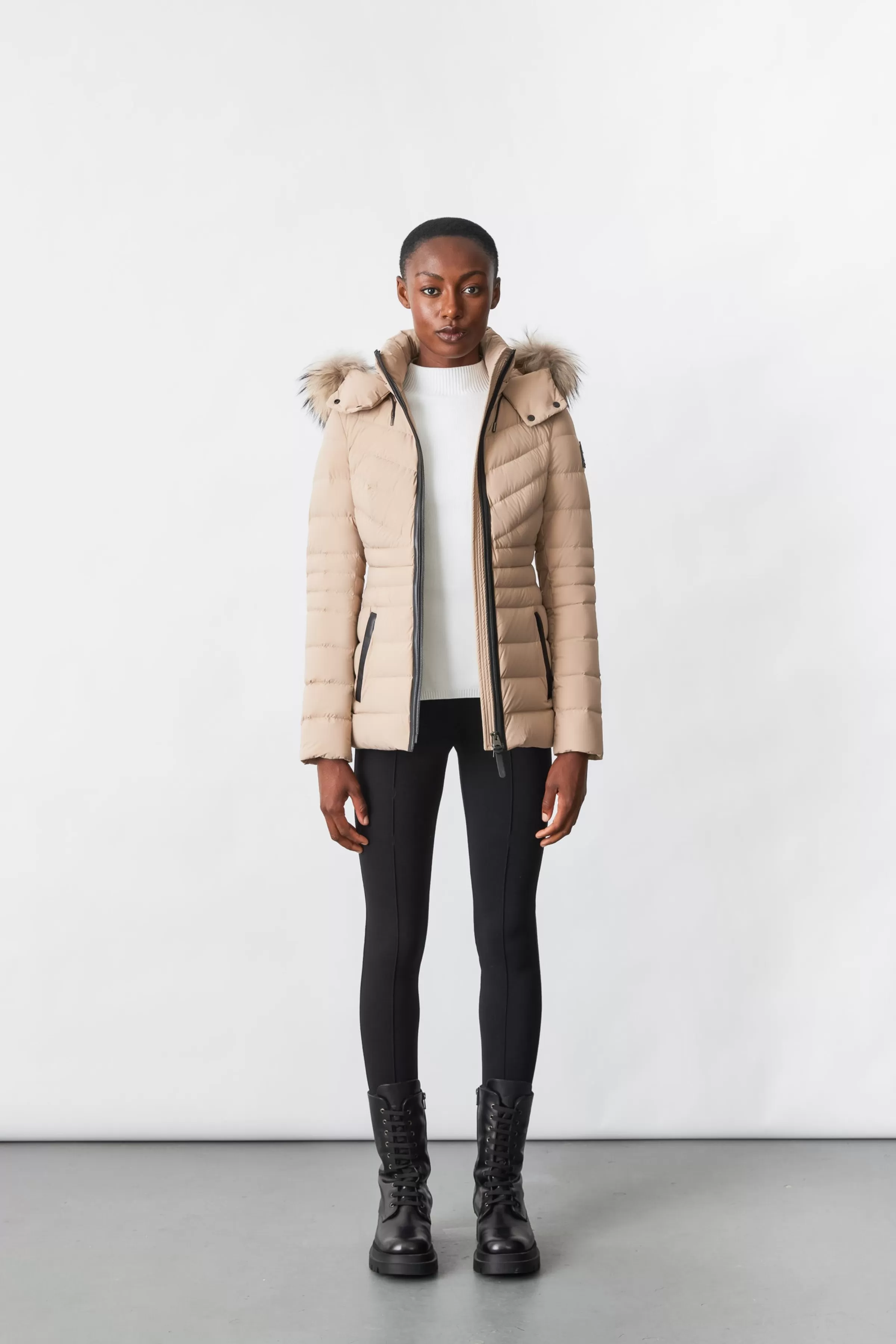 Patsy, Agile 360 Down Jacket With Natural Fur For Ladies | ® US | Mackage Shop