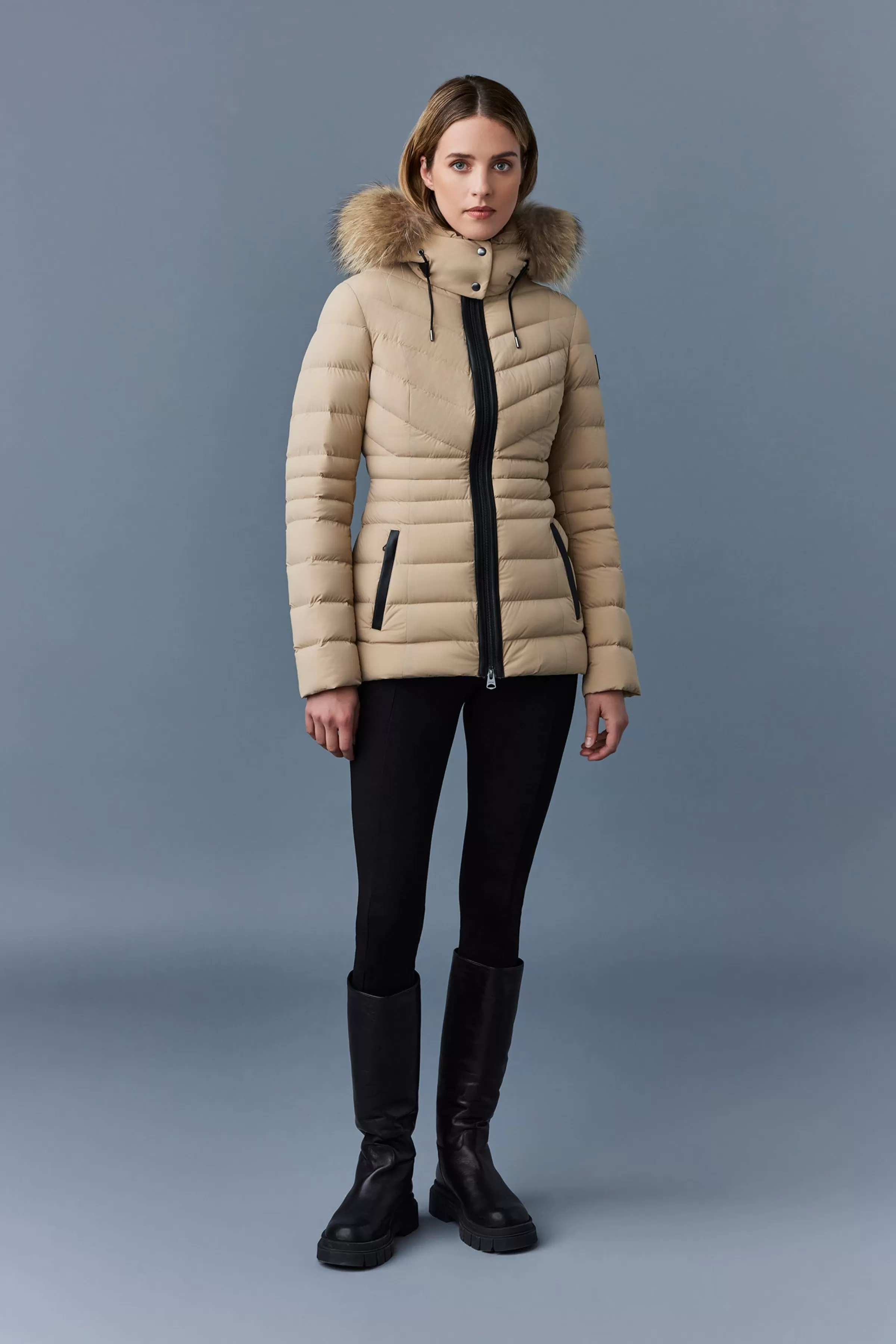 Patsy, Agile 360 Down Jacket With Natural Fur For Ladies | ® US | Mackage Outlet