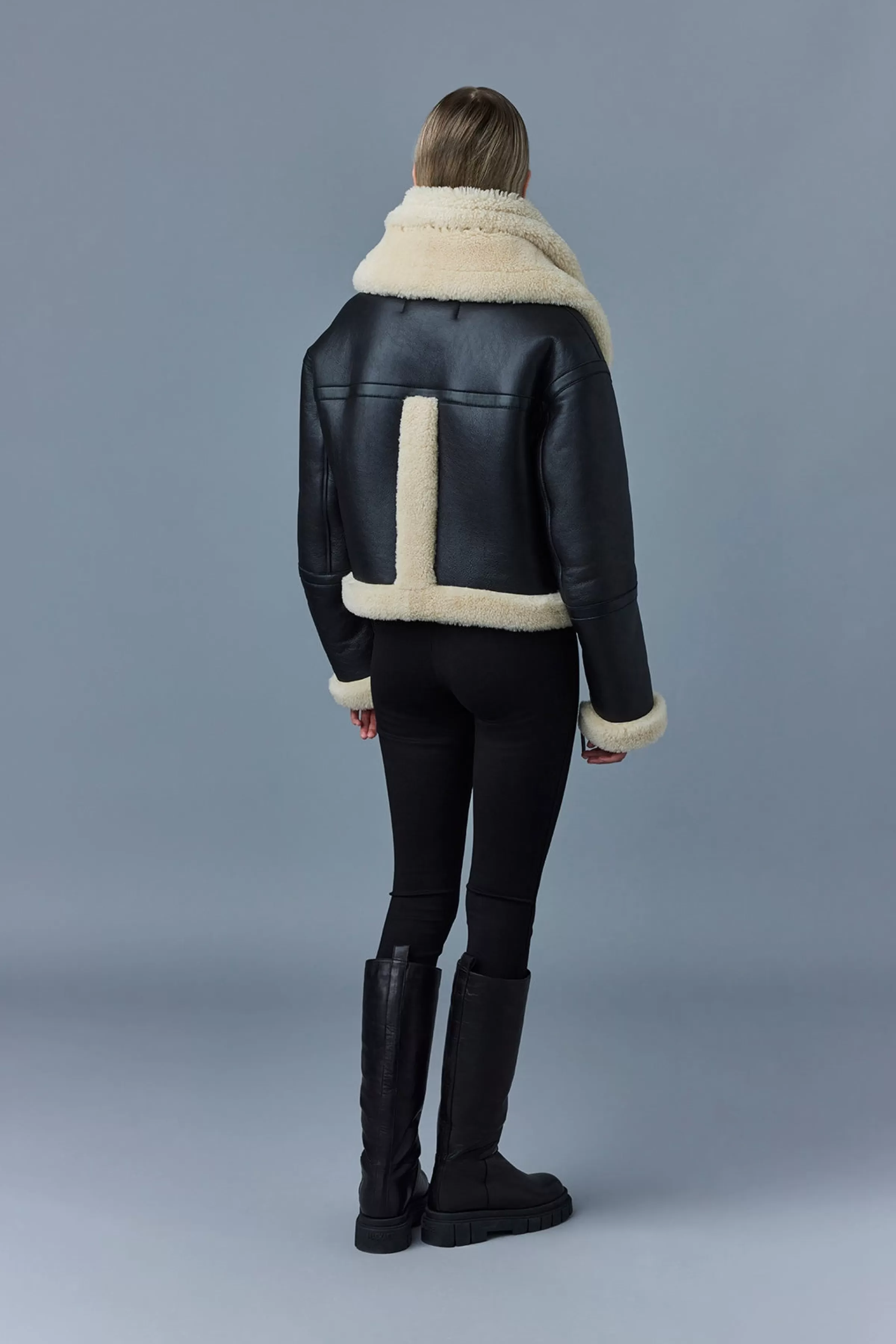 Penelopa, Sheepskin Jacket With Double Collar For Ladies | ® US | Mackage Cheap