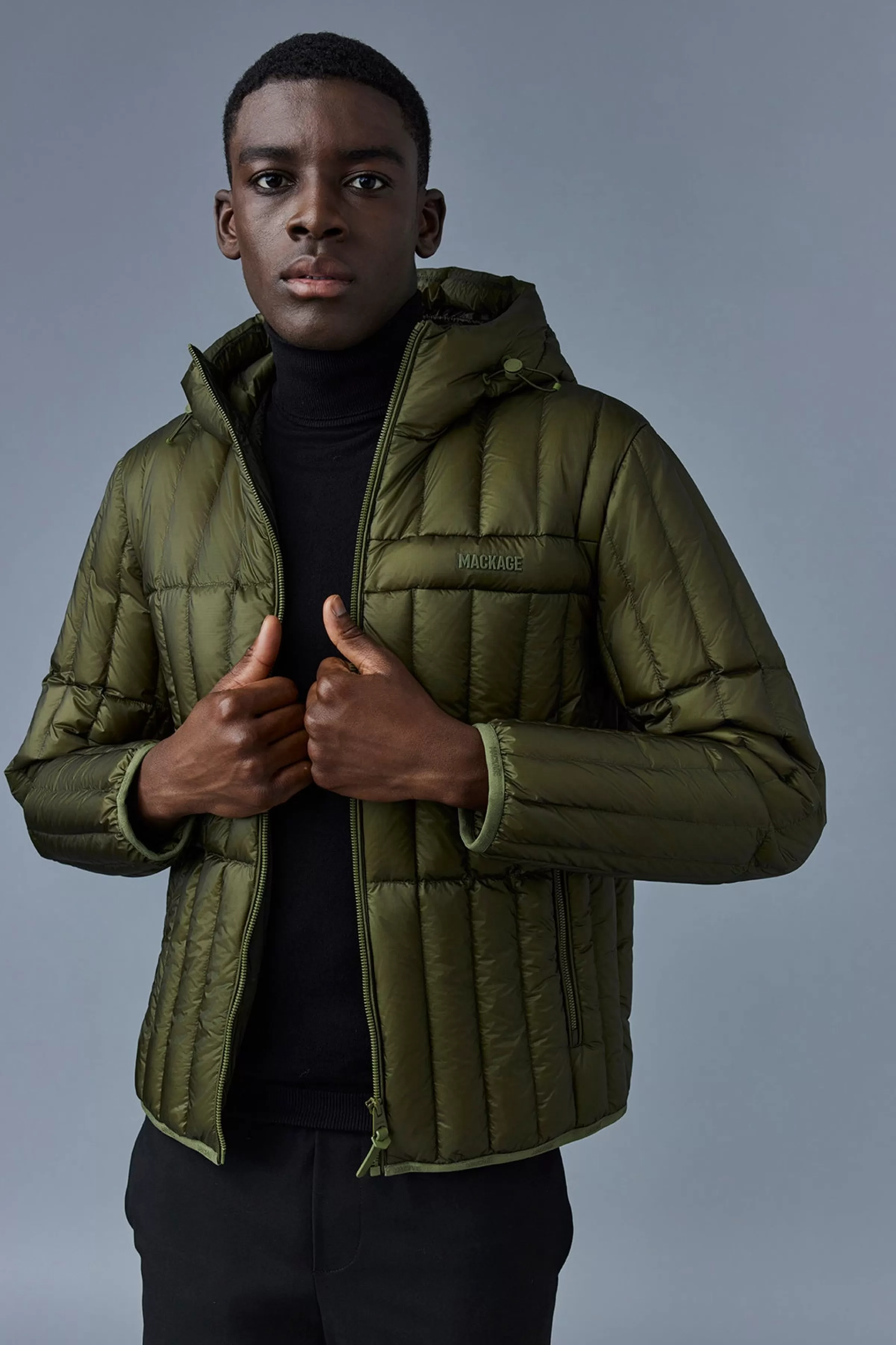 Peter, Translucent Ripstop Light Down Jacket With Hood For Men | ® US | Mackage Cheap