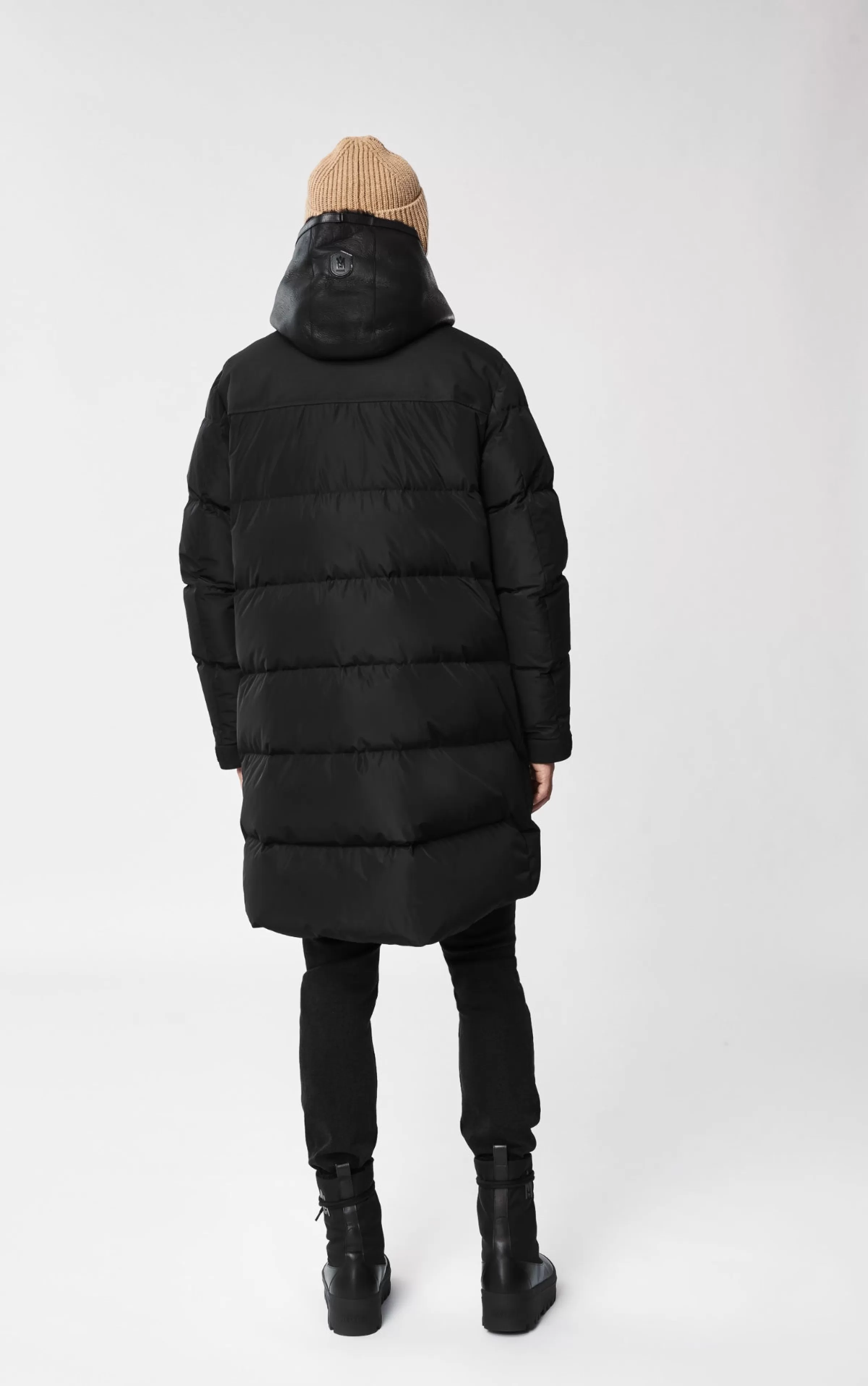 Reynold, Down Coat With Removable Shearling Bib And Hood For Men | ® US | Mackage Best Sale