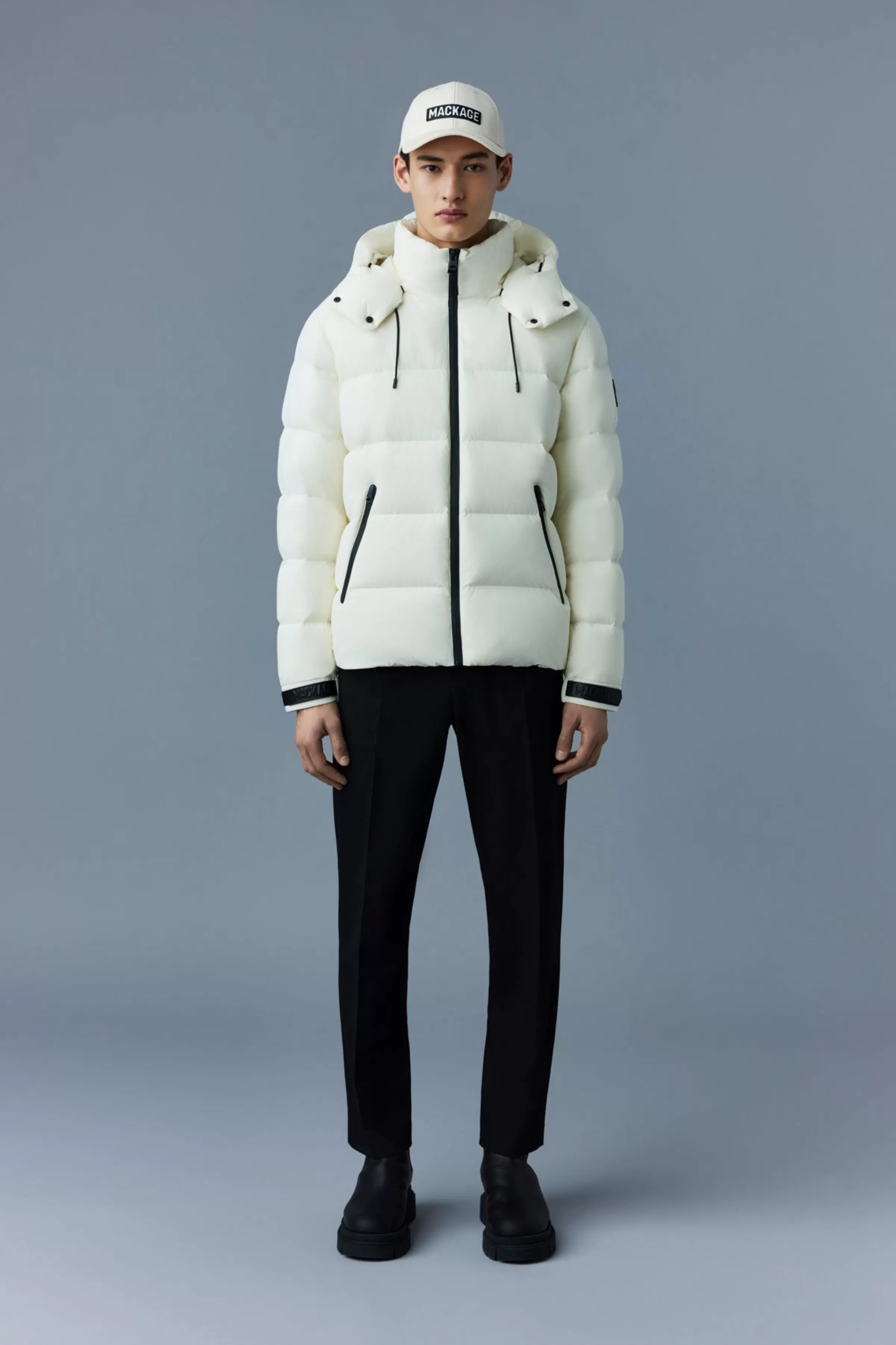 Samuel, Stretch Light Down Jacket With Hood For Men | ® US | Mackage Discount