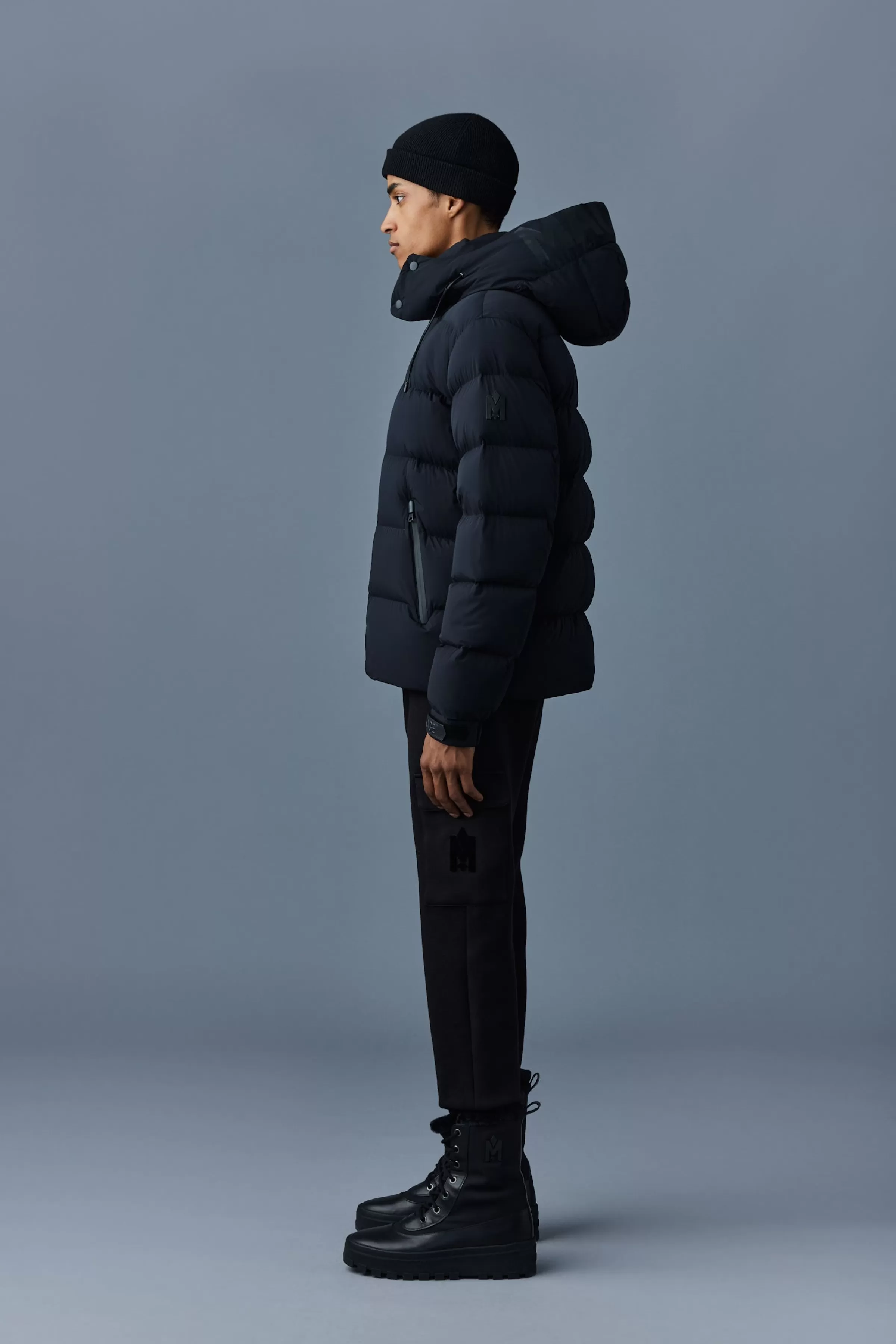 Samuel, Stretch Light Down Jacket With Hood For Men | ® US | Mackage Discount