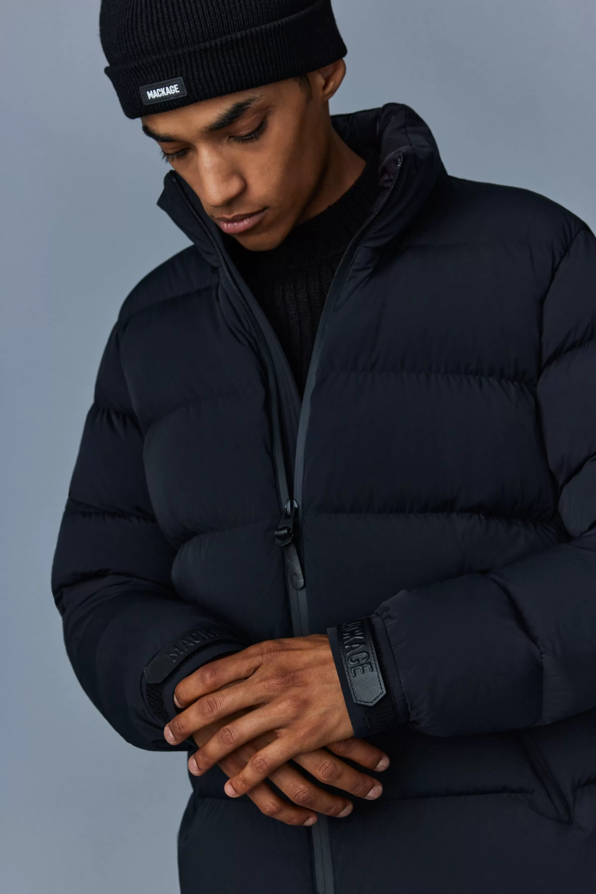 Samuel, Stretch Light Down Jacket With Hood For Men | ® US | Mackage Discount