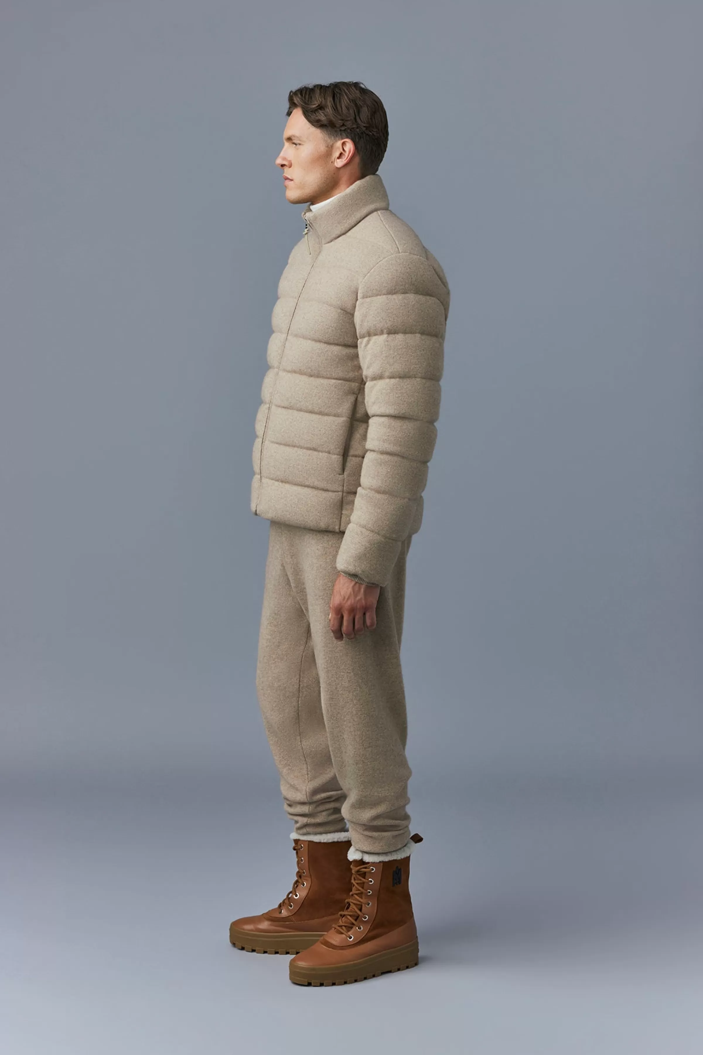 Scott, Light Down Jacket With Cashmere Blend Shell For Men | ® US | Mackage Shop