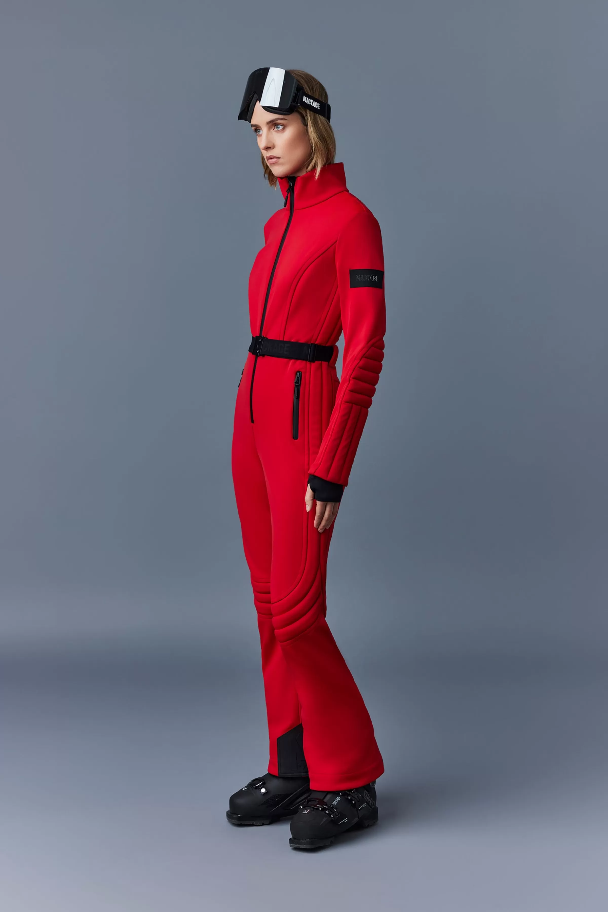 Shawna, Techno Fleece Ski Suit With Articulated Sleeves And Knees For Ladies | ® US | Mackage Store