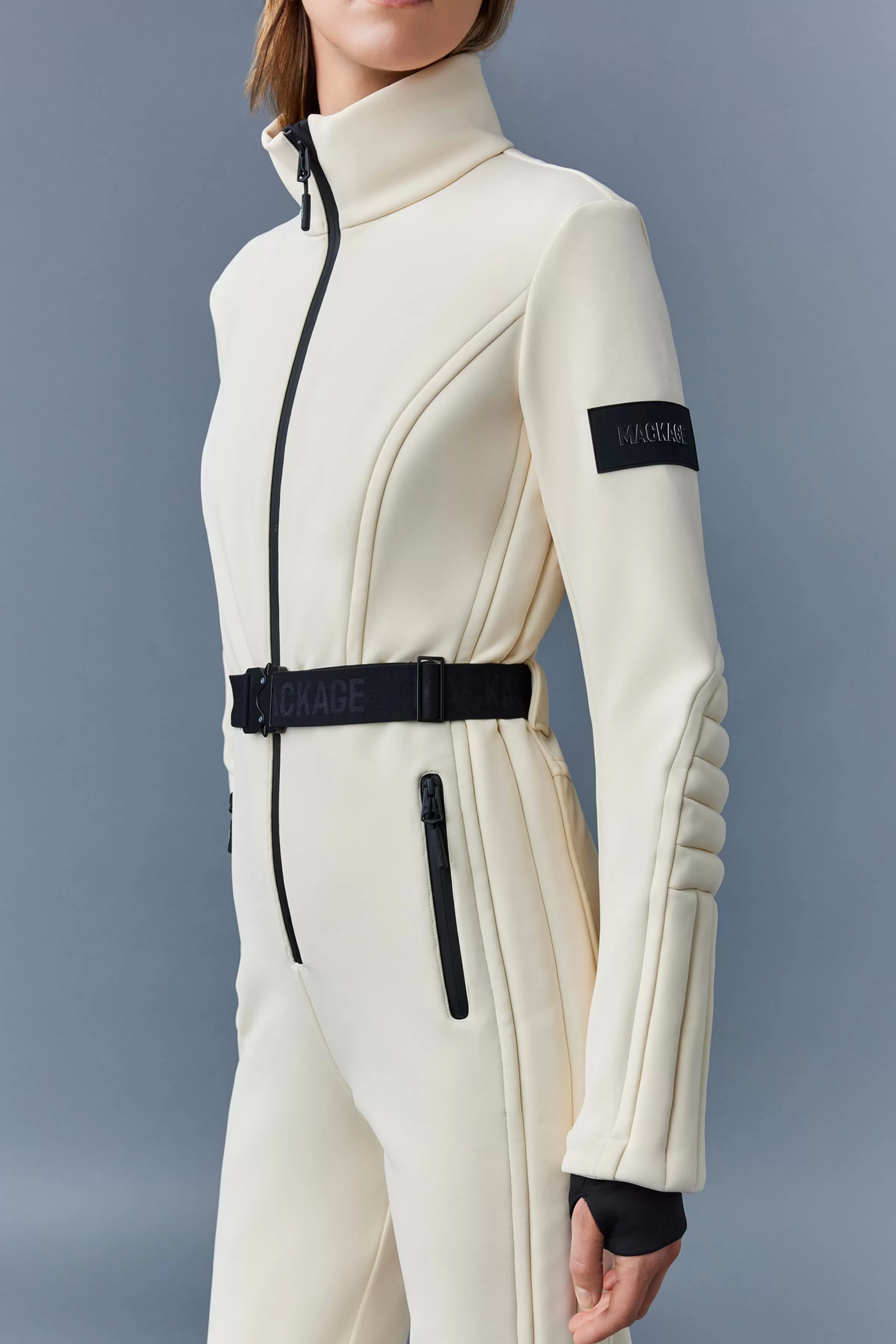 Shawna, Techno Fleece Ski Suit With Articulated Sleeves And Knees For Ladies | ® US | Mackage Store