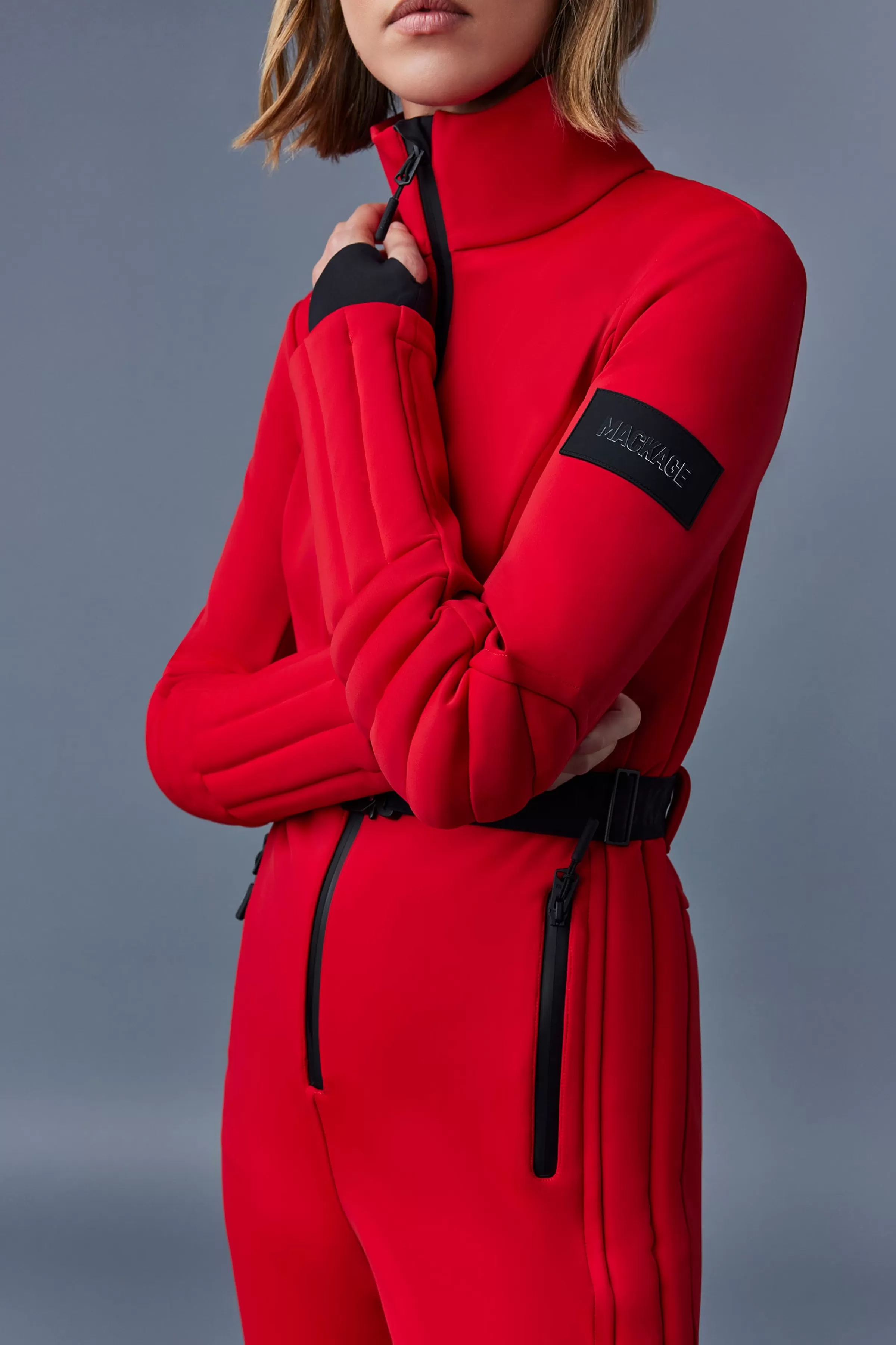 Shawna, Techno Fleece Ski Suit With Articulated Sleeves And Knees For Ladies | ® US | Mackage Store