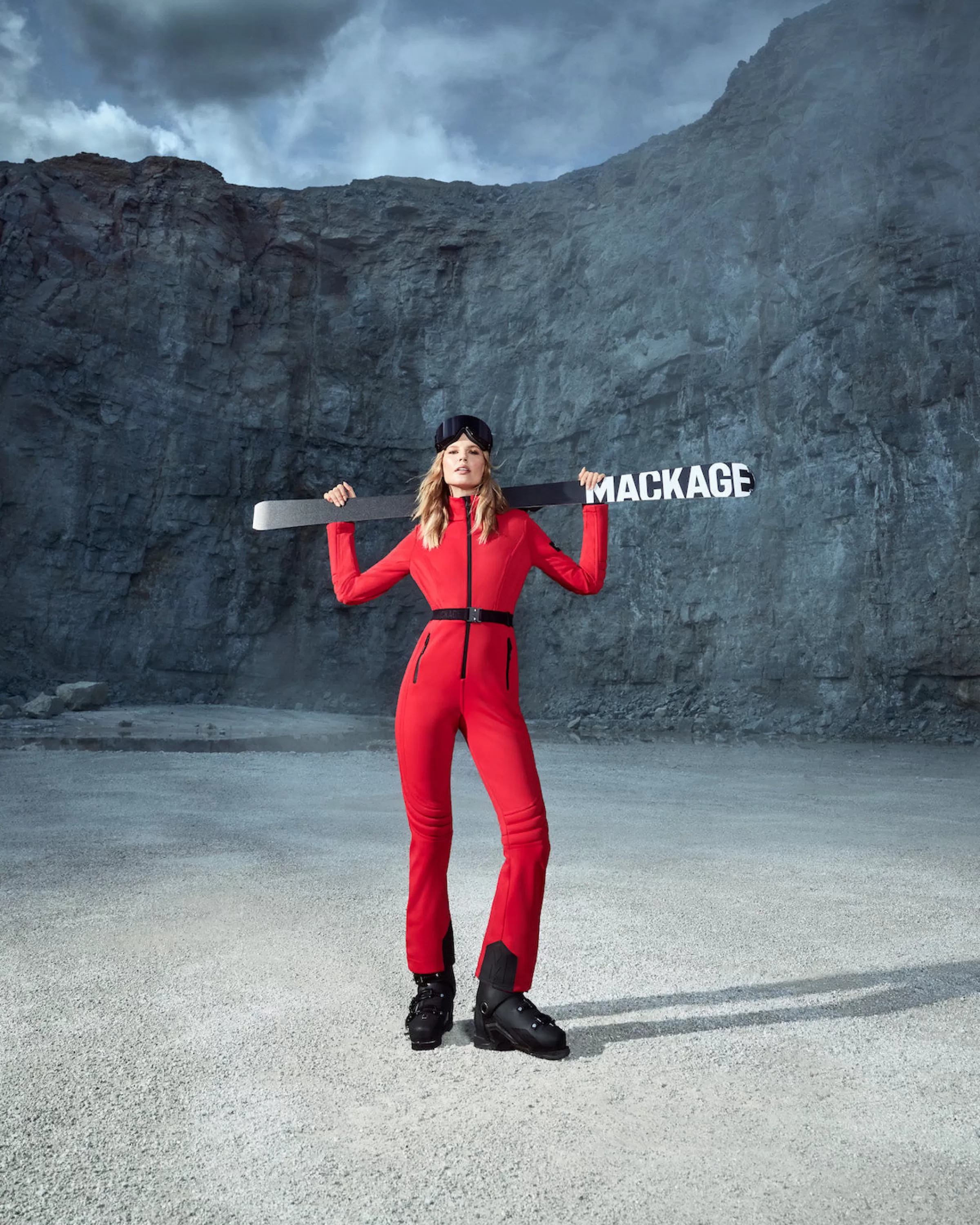 Shawna, Techno Fleece Ski Suit With Articulated Sleeves And Knees For Ladies | ® US | Mackage Outlet
