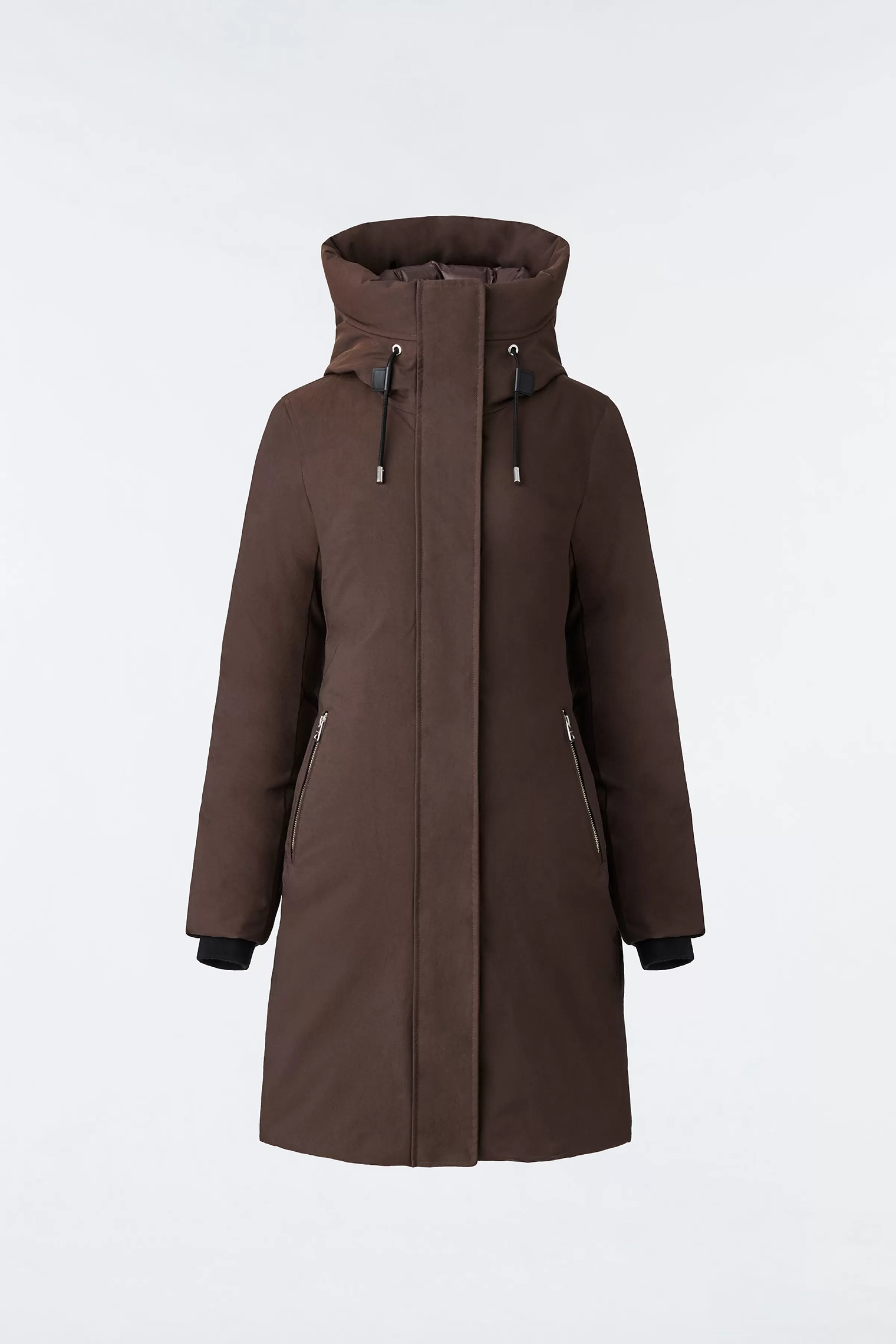 Shiloh, 2-in-1 Fitted Down Coat With Removable Bib For Ladies | ® US | Mackage Clearance