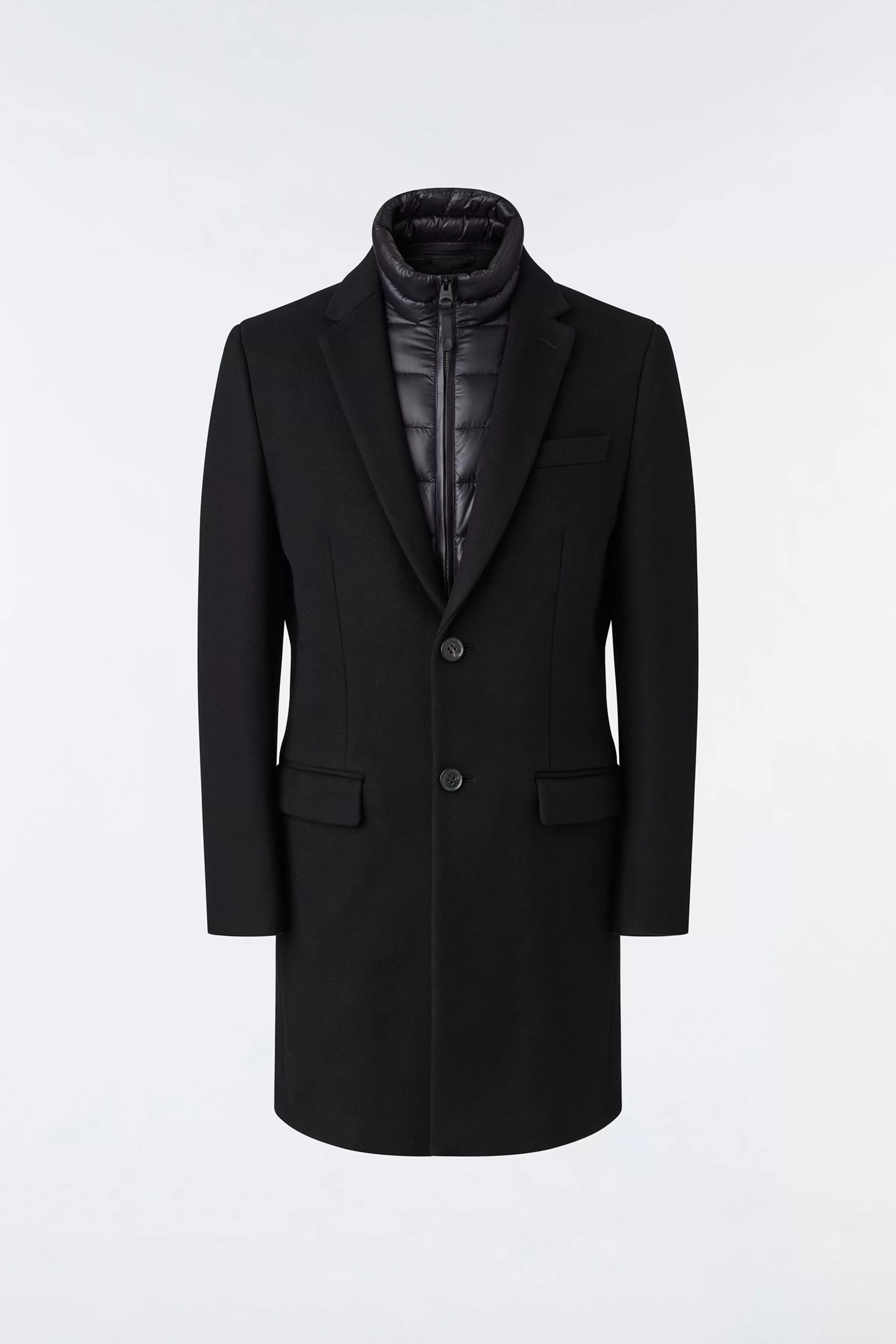 Skai, Double-face Wool 2-in-1 Top Coat With Removable Down Liner For Men | ® US | Mackage Outlet