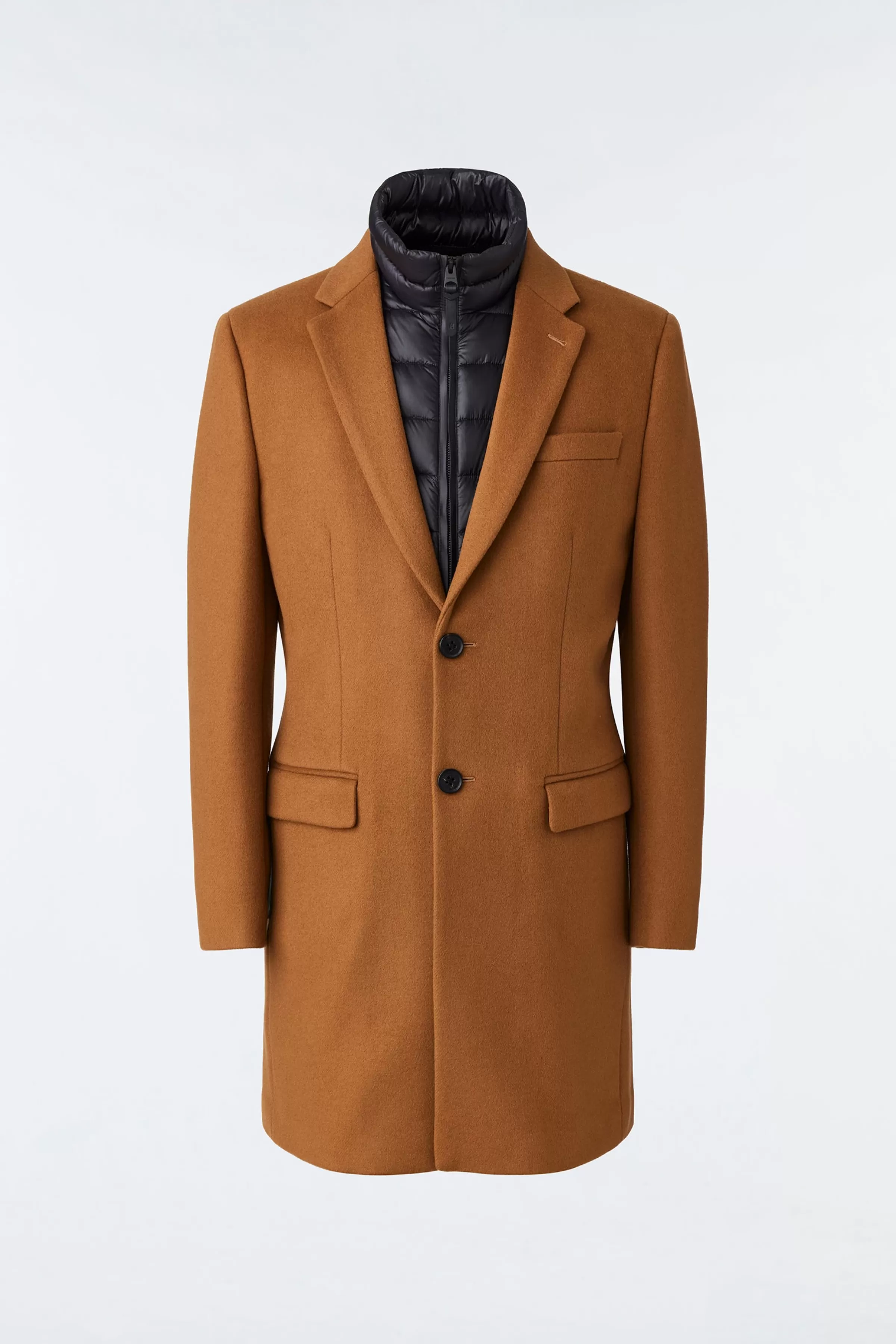 Skai, Double-face Wool 2-in-1 Top Coat With Removable Down Liner For Men | ® US | Mackage Outlet