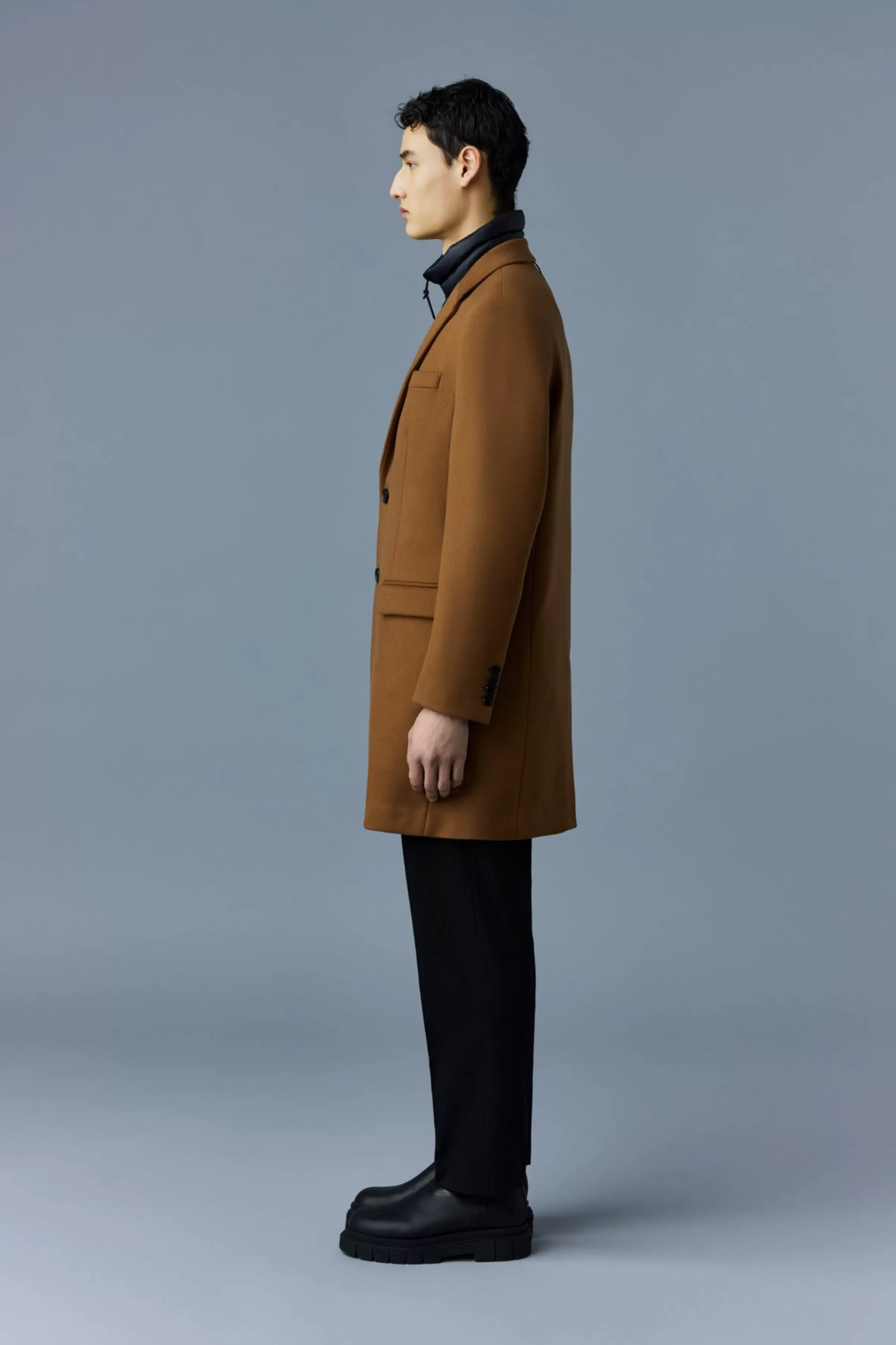 Skai, Double-face Wool 2-in-1 Top Coat With Removable Down Liner For Men | ® US | Mackage Outlet