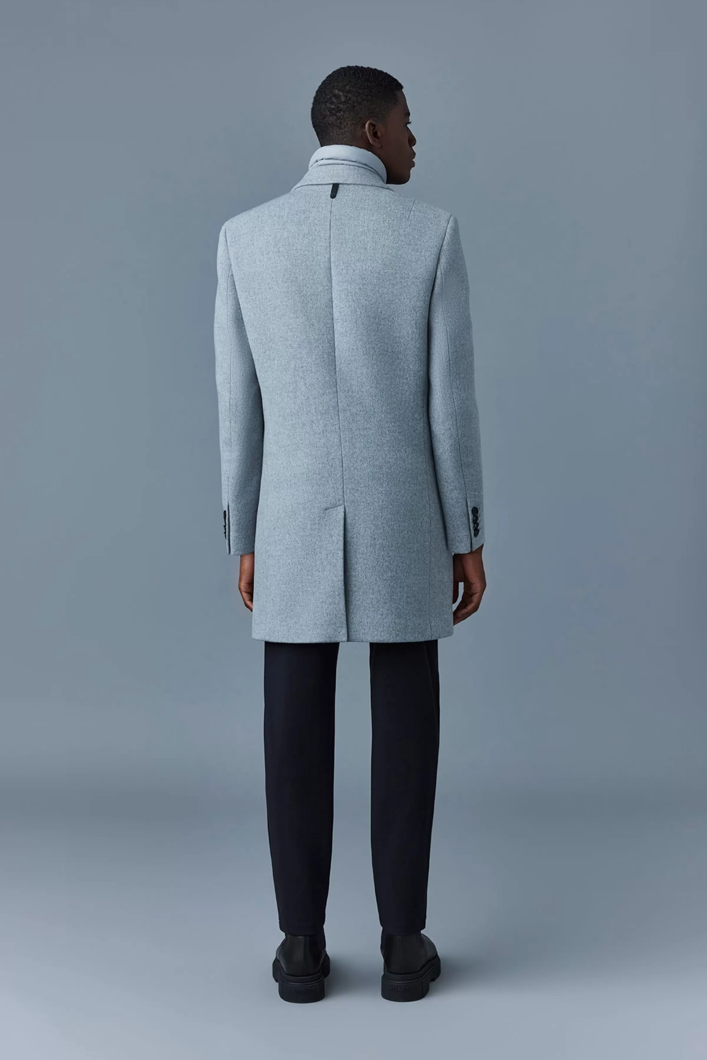 Skai, Double-face Wool 2-in-1 Top Coat With Removable Down Liner For Men | ® US | Mackage Outlet