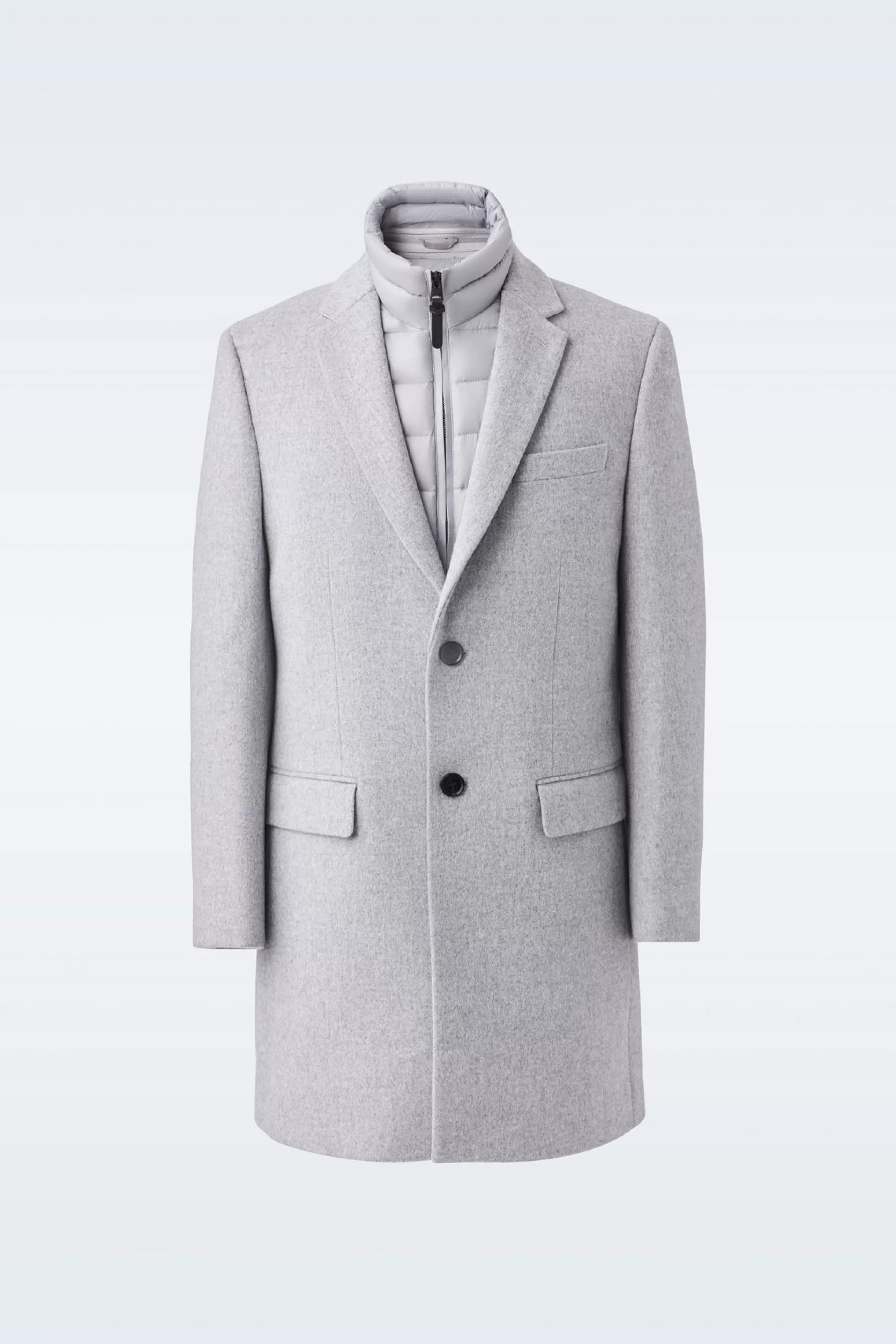 Skai, Double-face Wool 2-in-1 Top Coat With Removable Down Liner For Men | ® US | Mackage Sale
