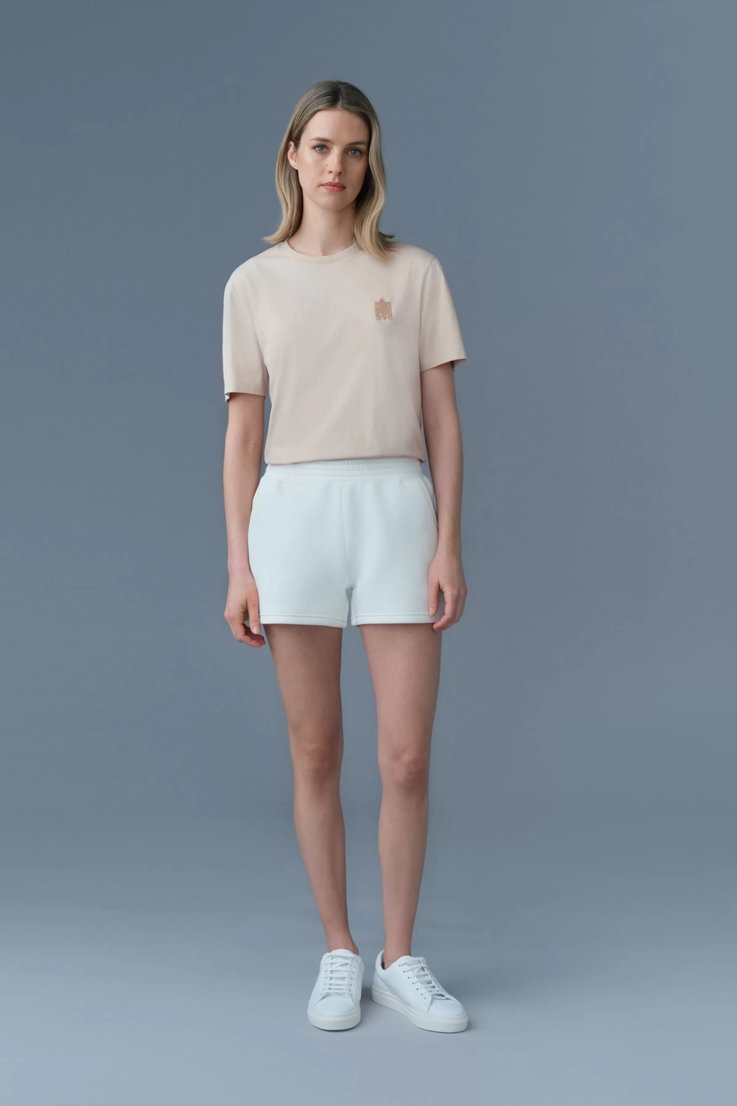 Summer, Double-Face Jersey Mini Shorts For Ladies | ® US | Mackage Cheap