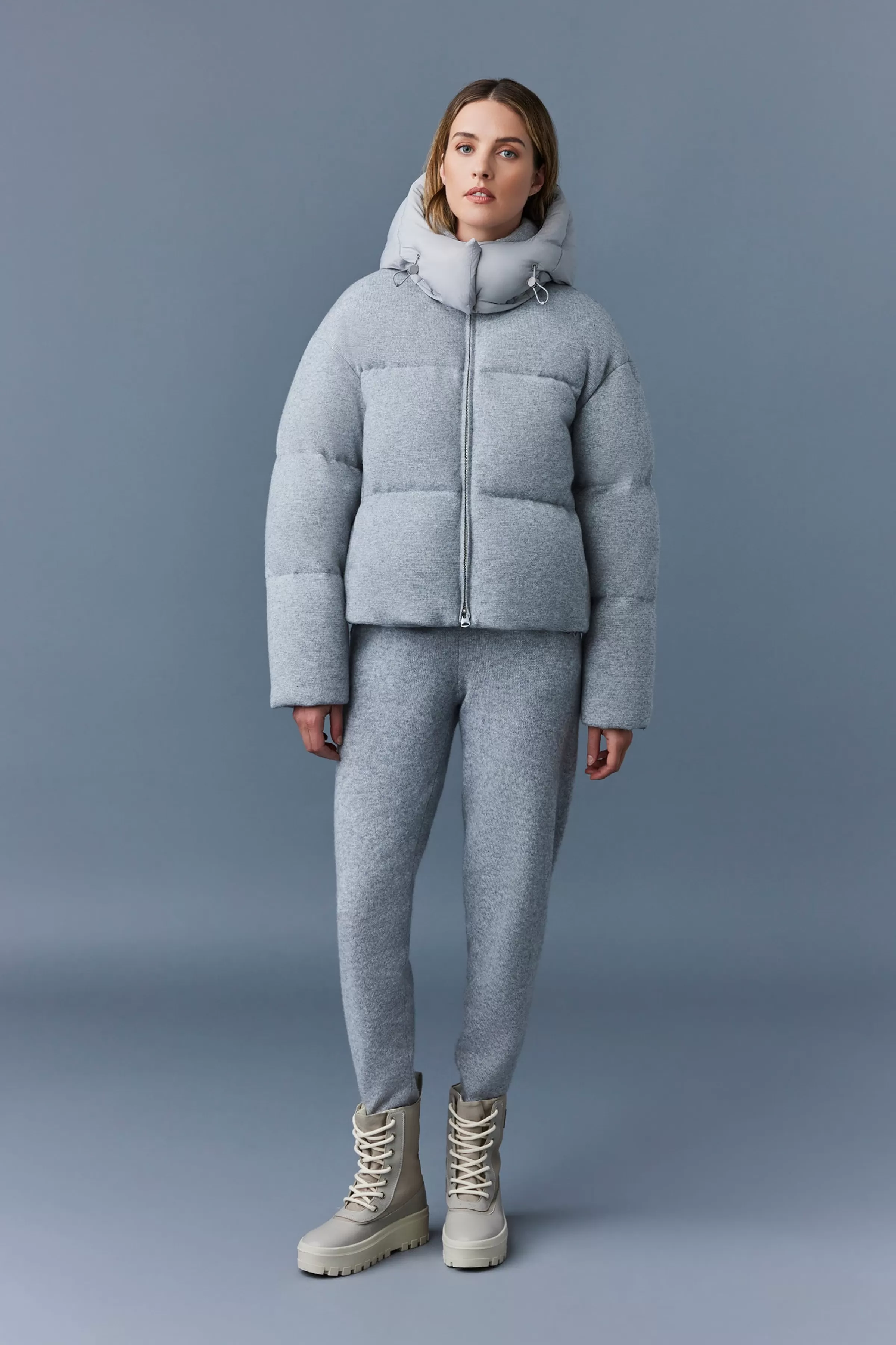 Tessy, Medium Down Jacket With Cashmere Blend Shell For Ladies | ® US | Mackage Hot