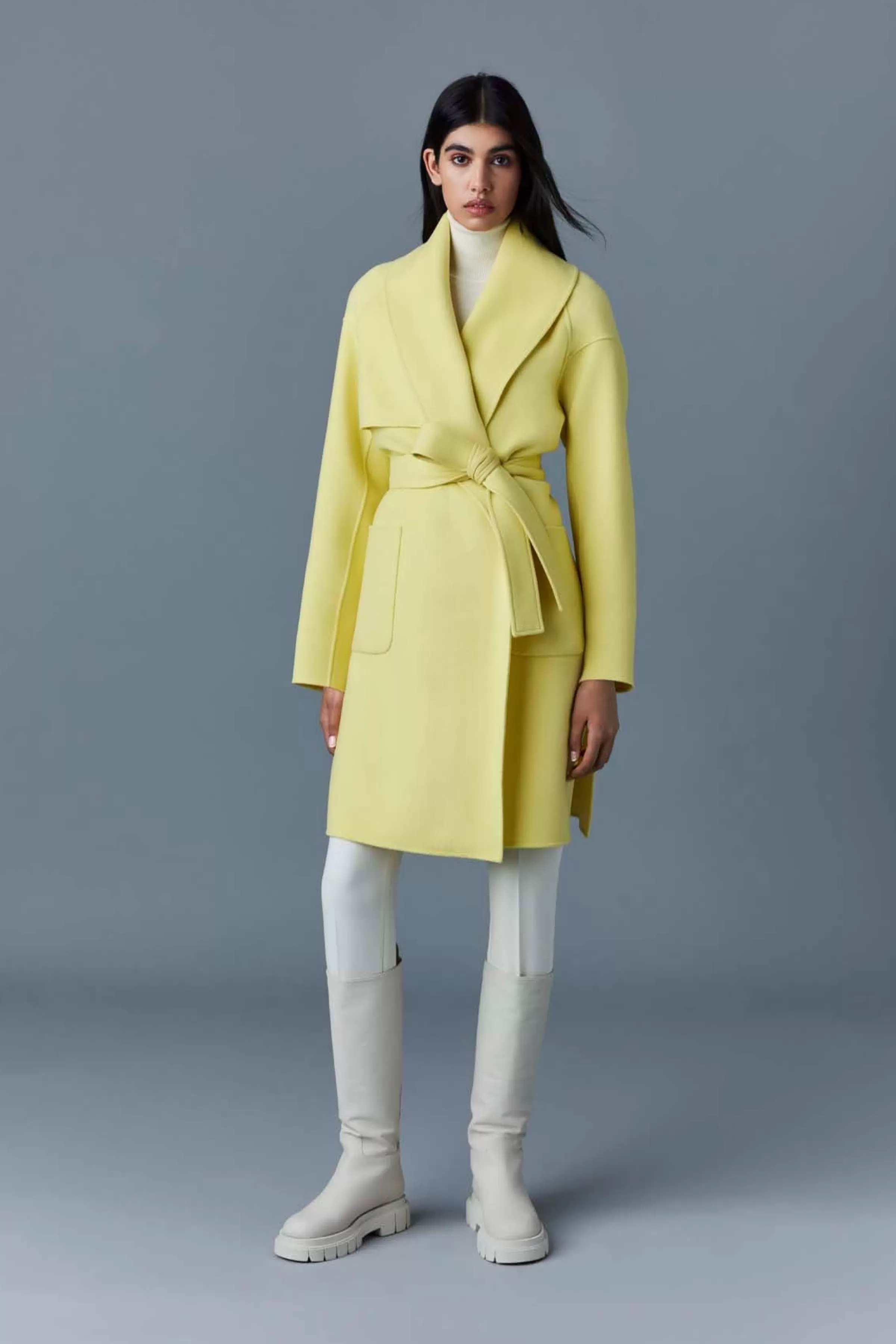 Thalia, Double-face Wool Robe Coat For Ladies | ® US | Mackage Store