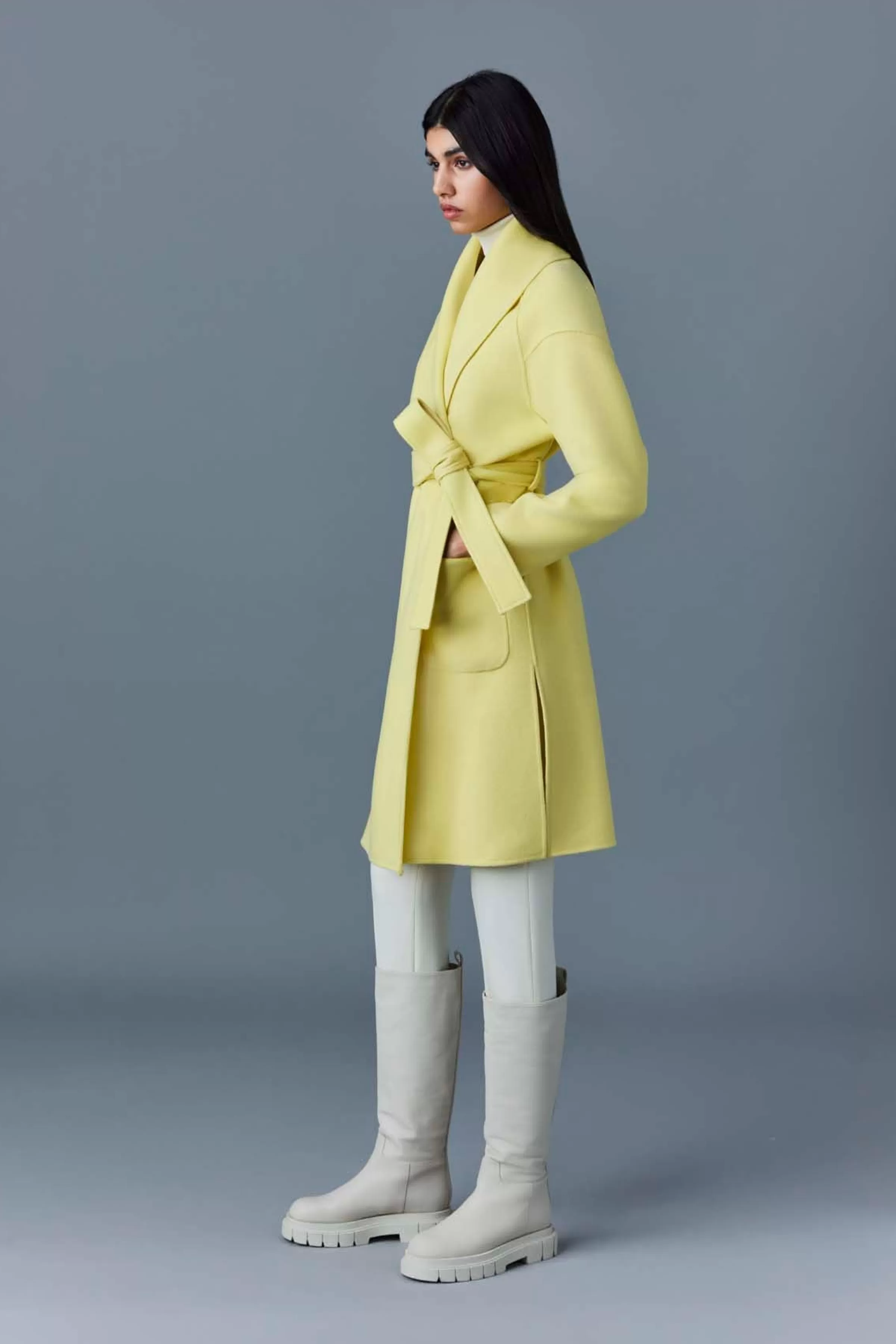 Thalia, Double-face Wool Robe Coat For Ladies | ® US | Mackage Store