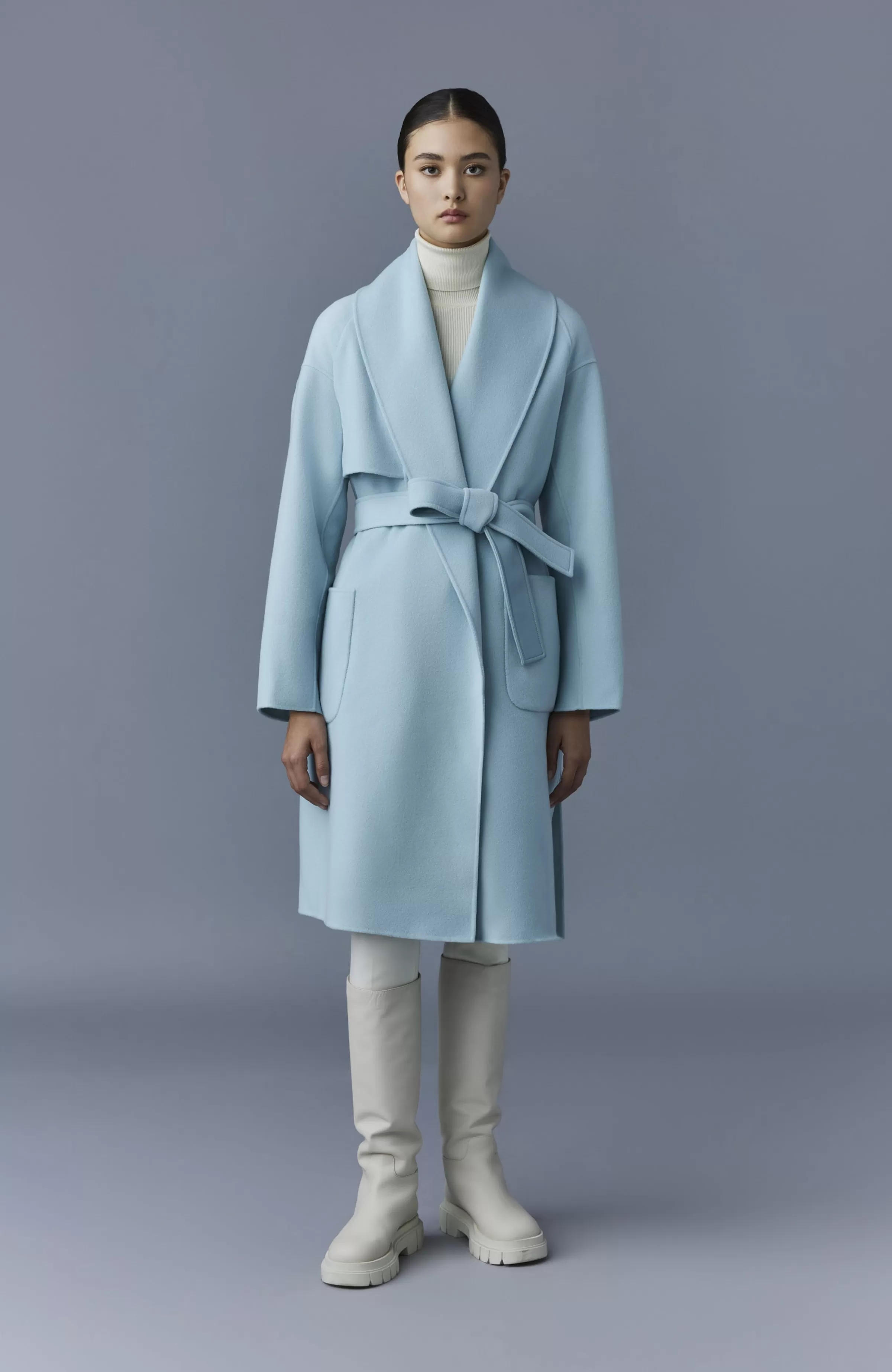 Thalia, Double-face Wool Robe Coat For Ladies | ® US | Mackage Store