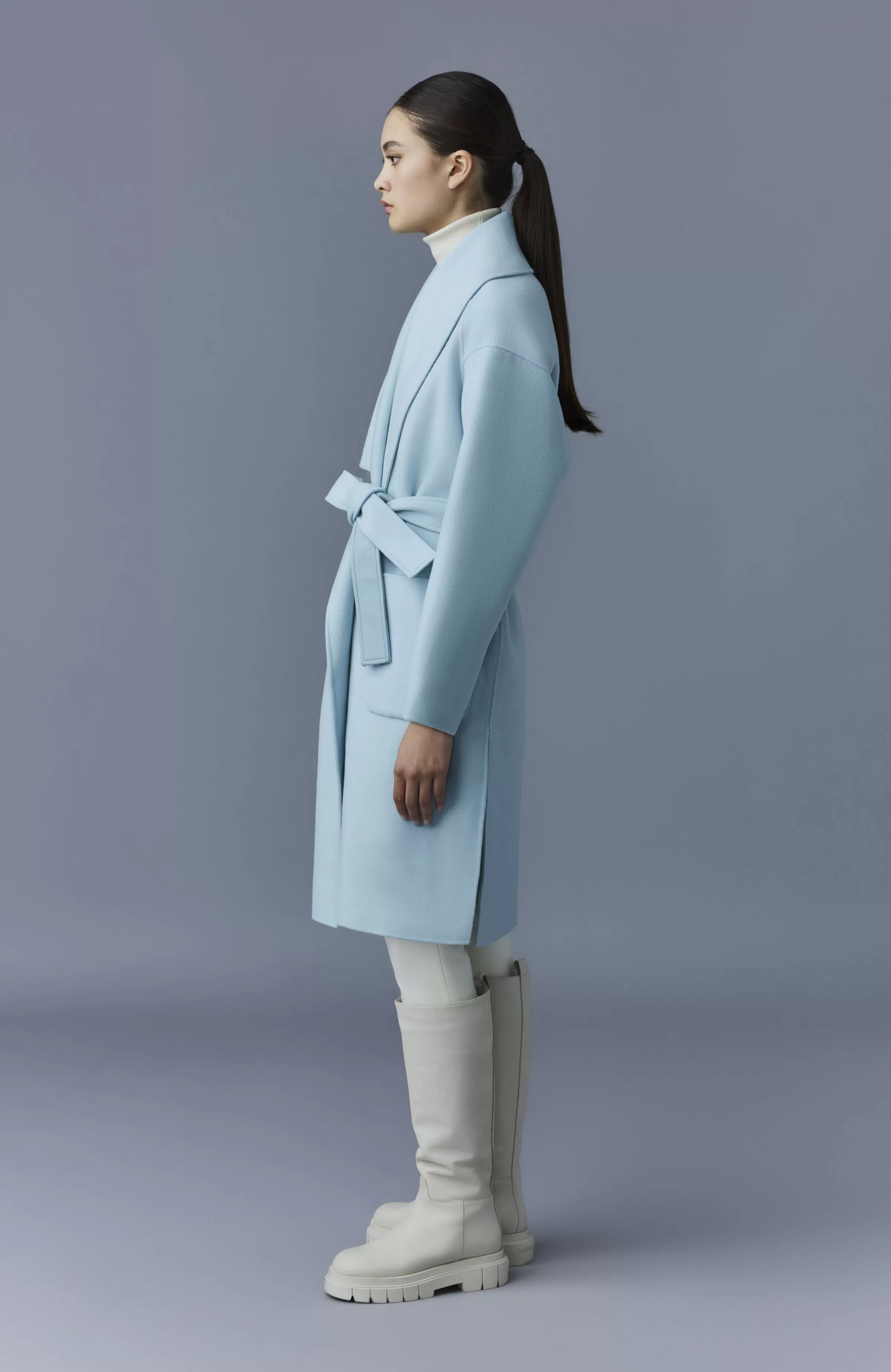 Thalia, Double-face Wool Robe Coat For Ladies | ® US | Mackage Store