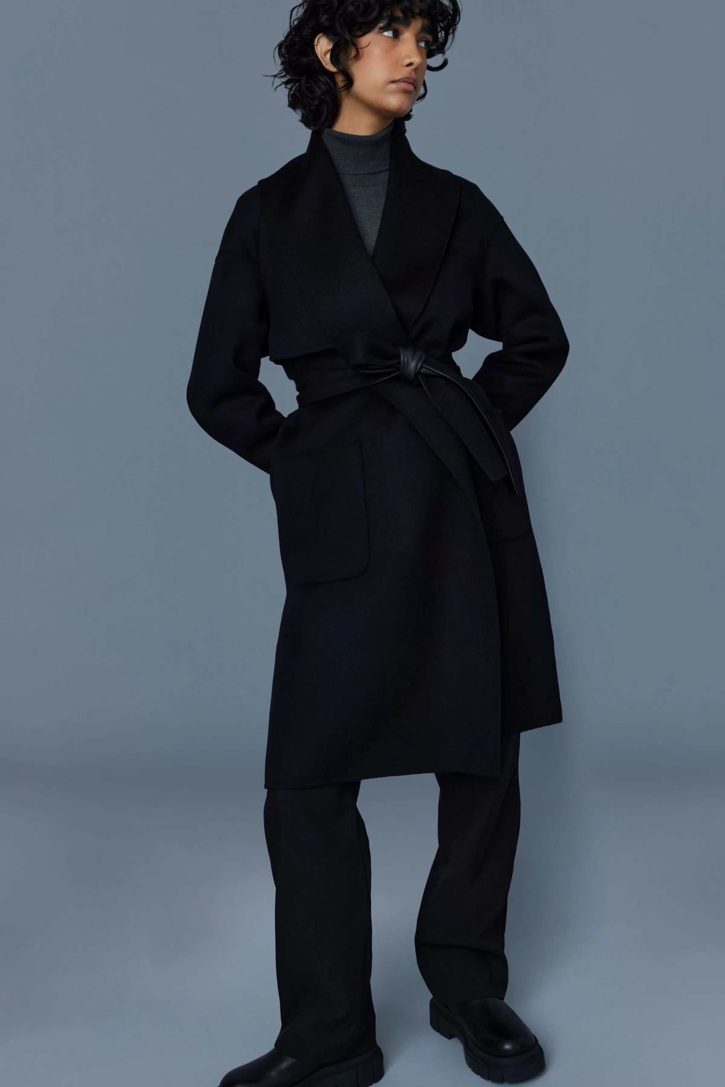 Thalia, Double-face Wool Robe Coat For Ladies | ® US | Mackage Store