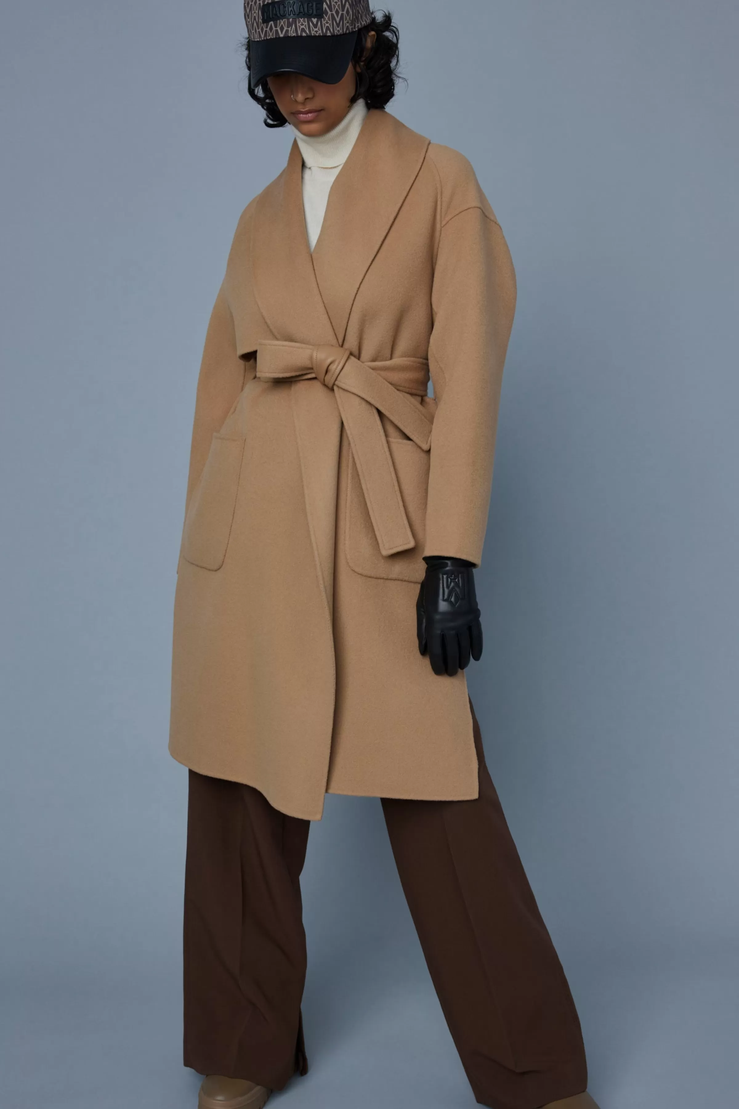 Thalia, Double-face Wool Robe Coat For Ladies | ® US | Mackage Store